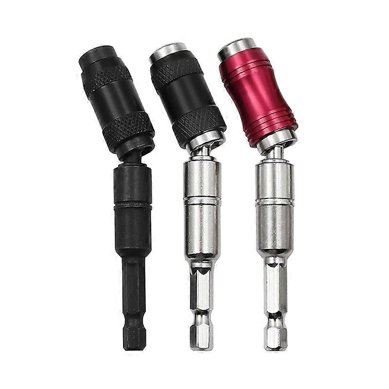 3Pcs Magnetic Pivot Drill Bit Holder,A