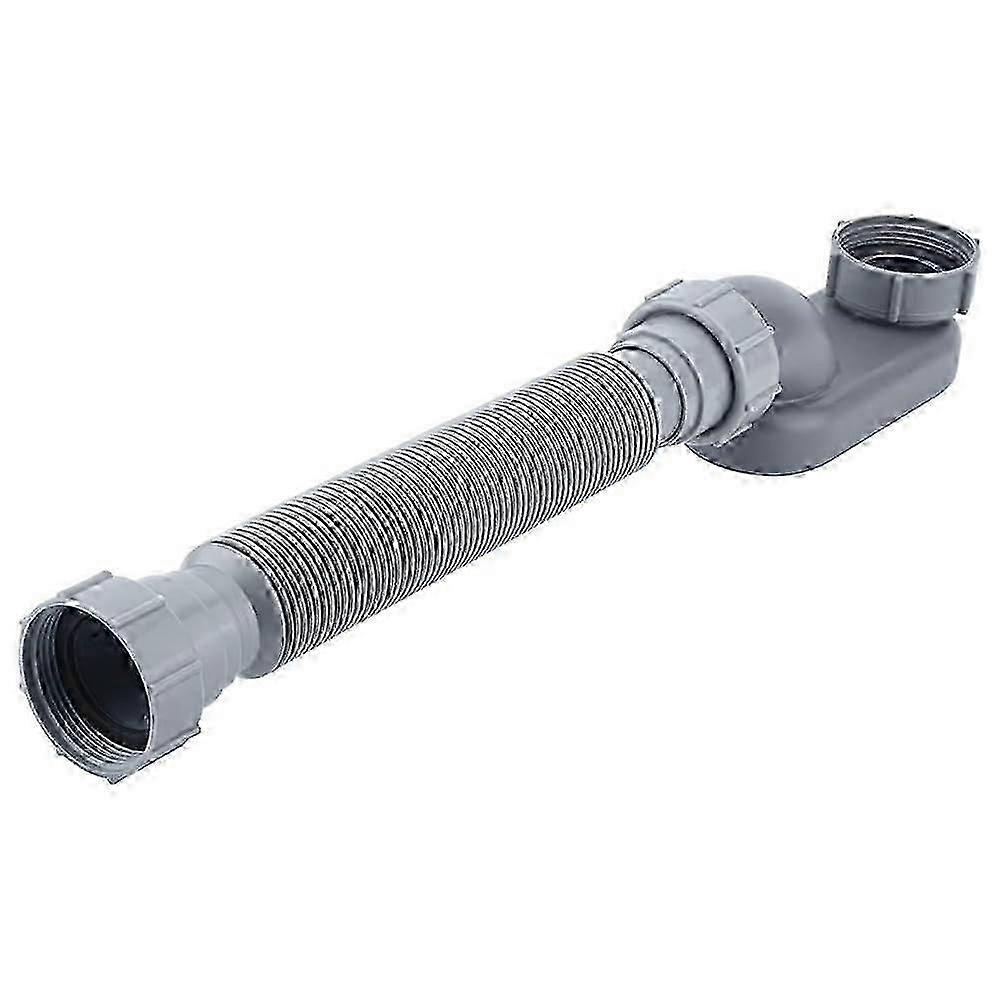 1 1/2 P Flat P-trap Siphon ABS Material for Freestanding Bathtubs