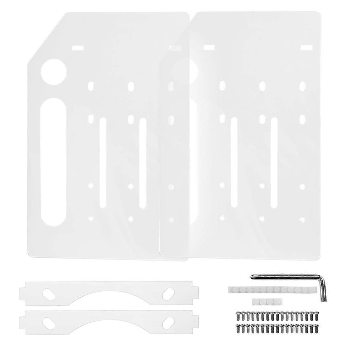 3.5 Inch Desktop Hard Disk Rack Transparent Acrylic 3 layer