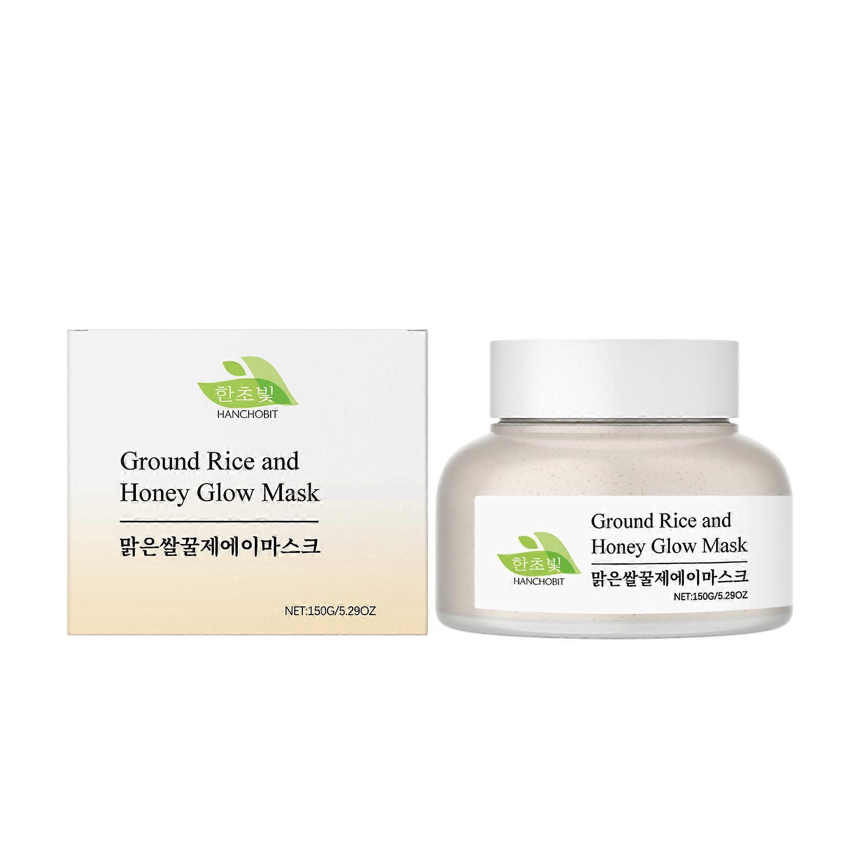 HANCHOBIT The Rice Honey Mask Gently Hydrates, Moisturizes And Cleanses The Facial Keratin. It Is A Spreadable Skin Care Mud Mask