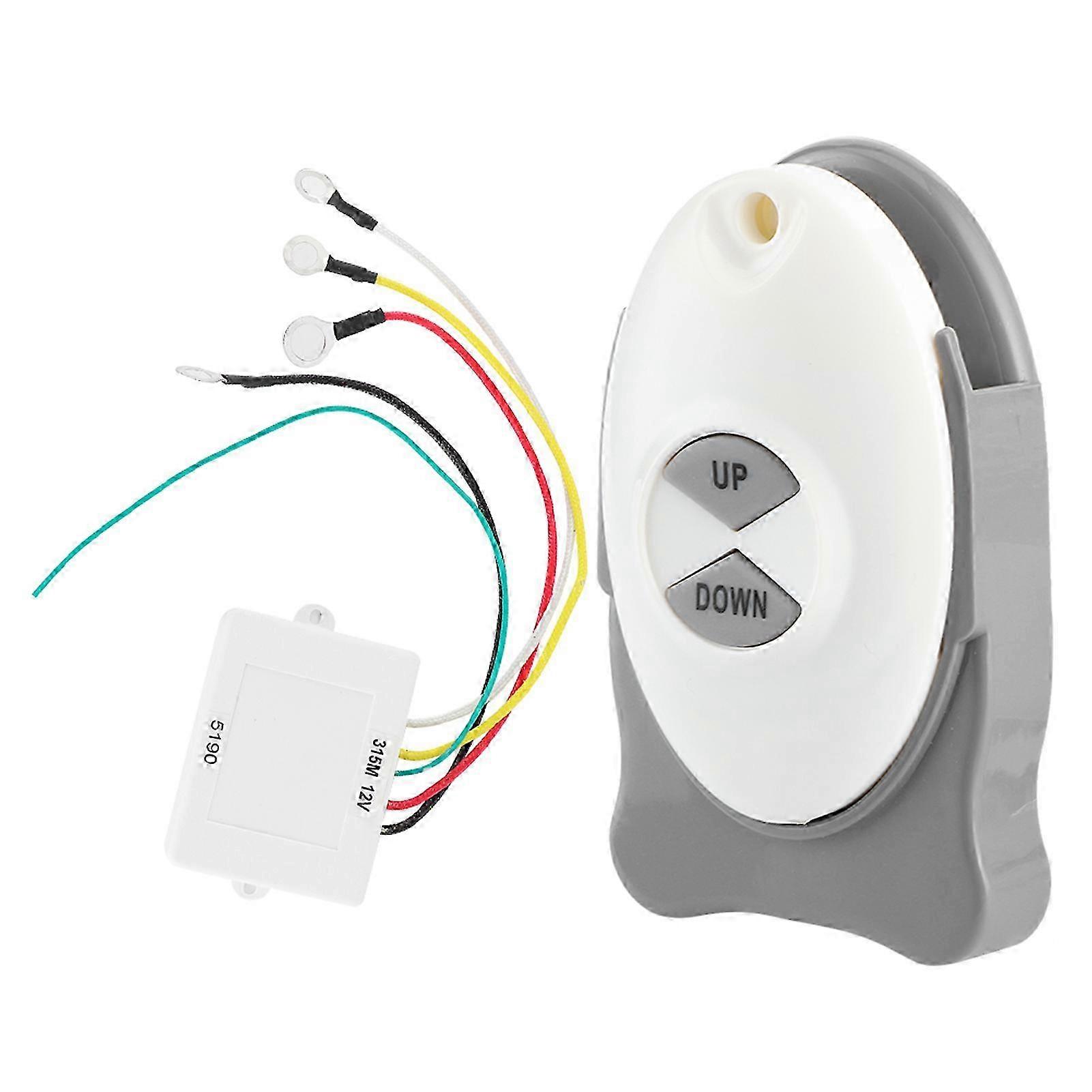 12V Anchor Windlass Wireless Switch Receiver Waterproof Sail Trim Controller Marine Boat Accessory