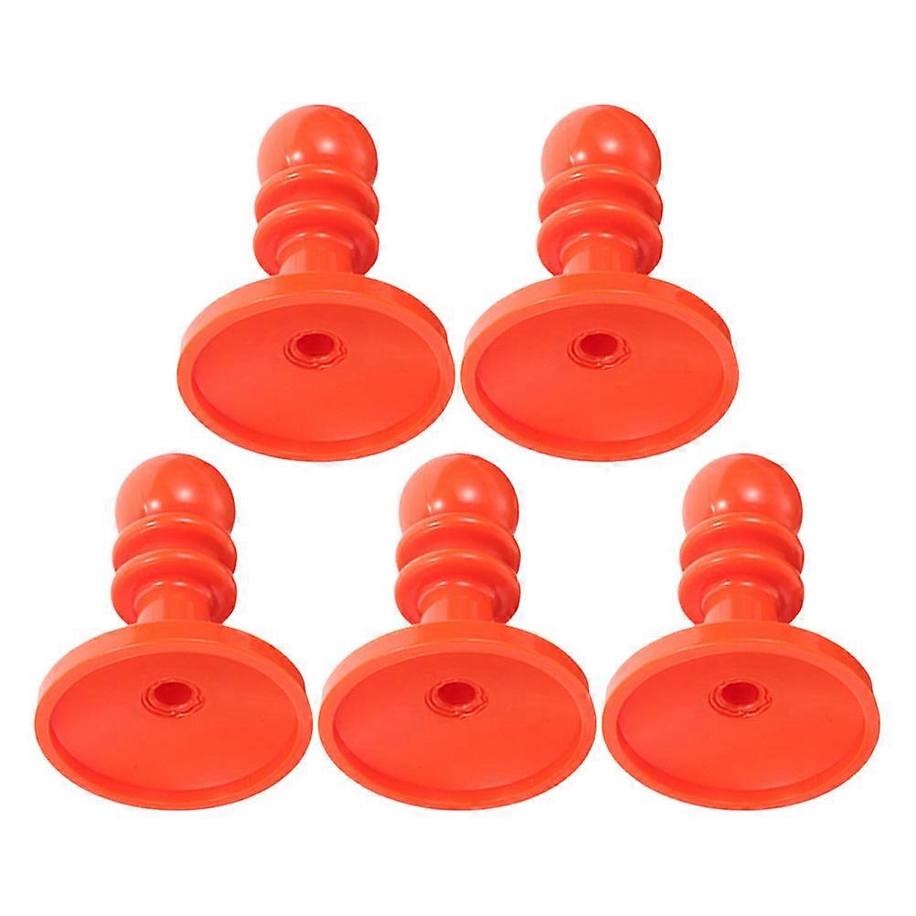 Anti-thunder Camping Tent Topper Protector 5Pcs for Outdoor Camping with Durable Red Tpu Material and Multi-purpose Design