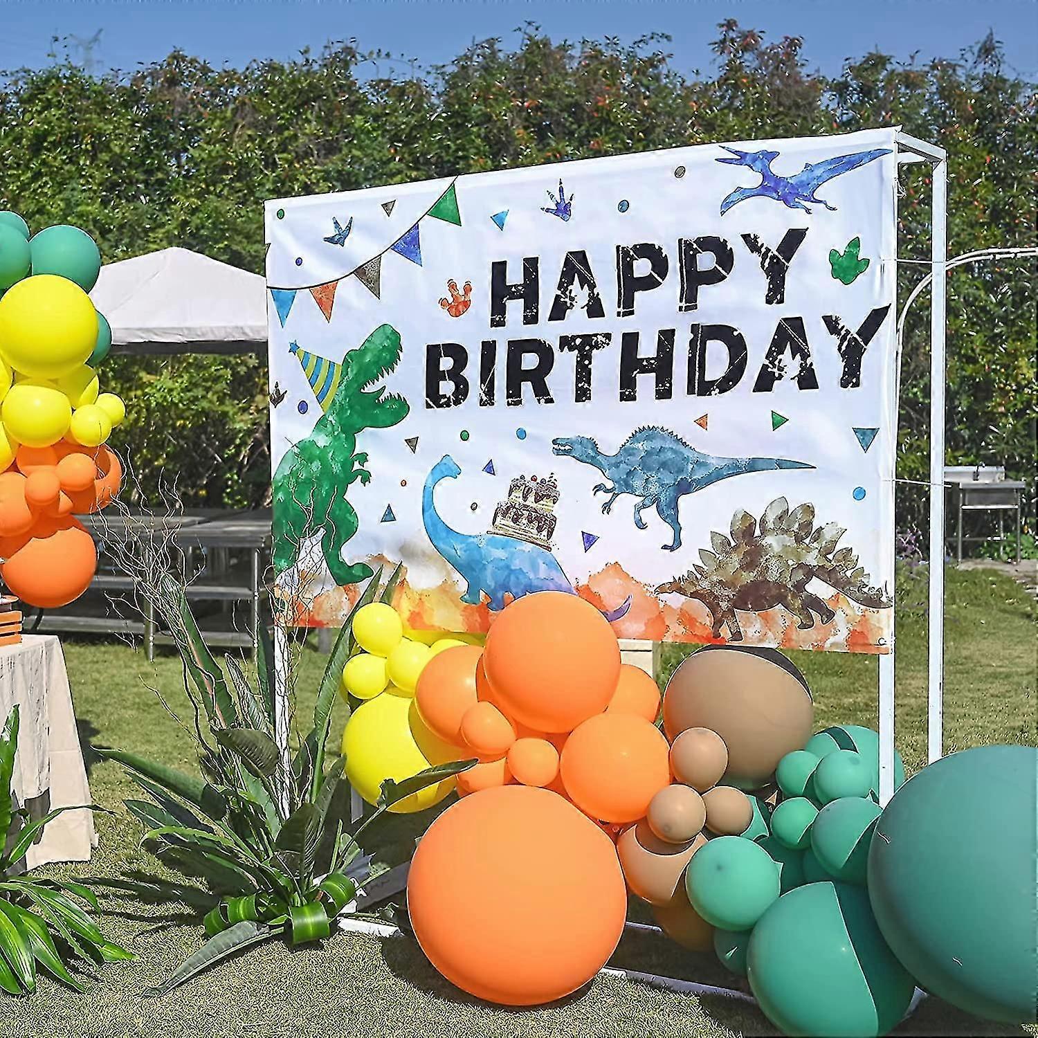 Dinosaurier-Partybanner 'Roarsome Party' – 2,6 M Lang, Glitzernd, Bunt, Für Kindergeburtstage & Dino-Themen