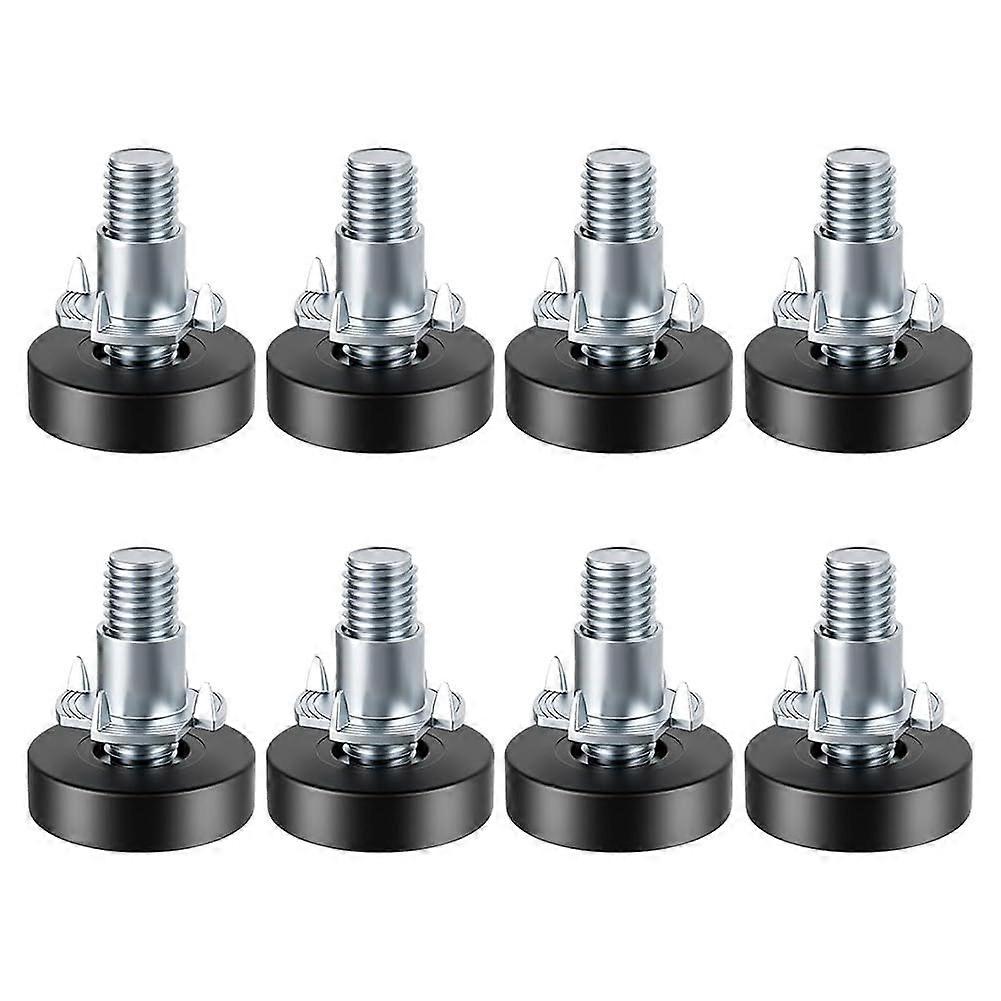 Adjustable Furniture Levelers 8Pack ScrewIn, Height Adjustable, AntiSlip Pad, Floor Protectors for Chairs/Tables