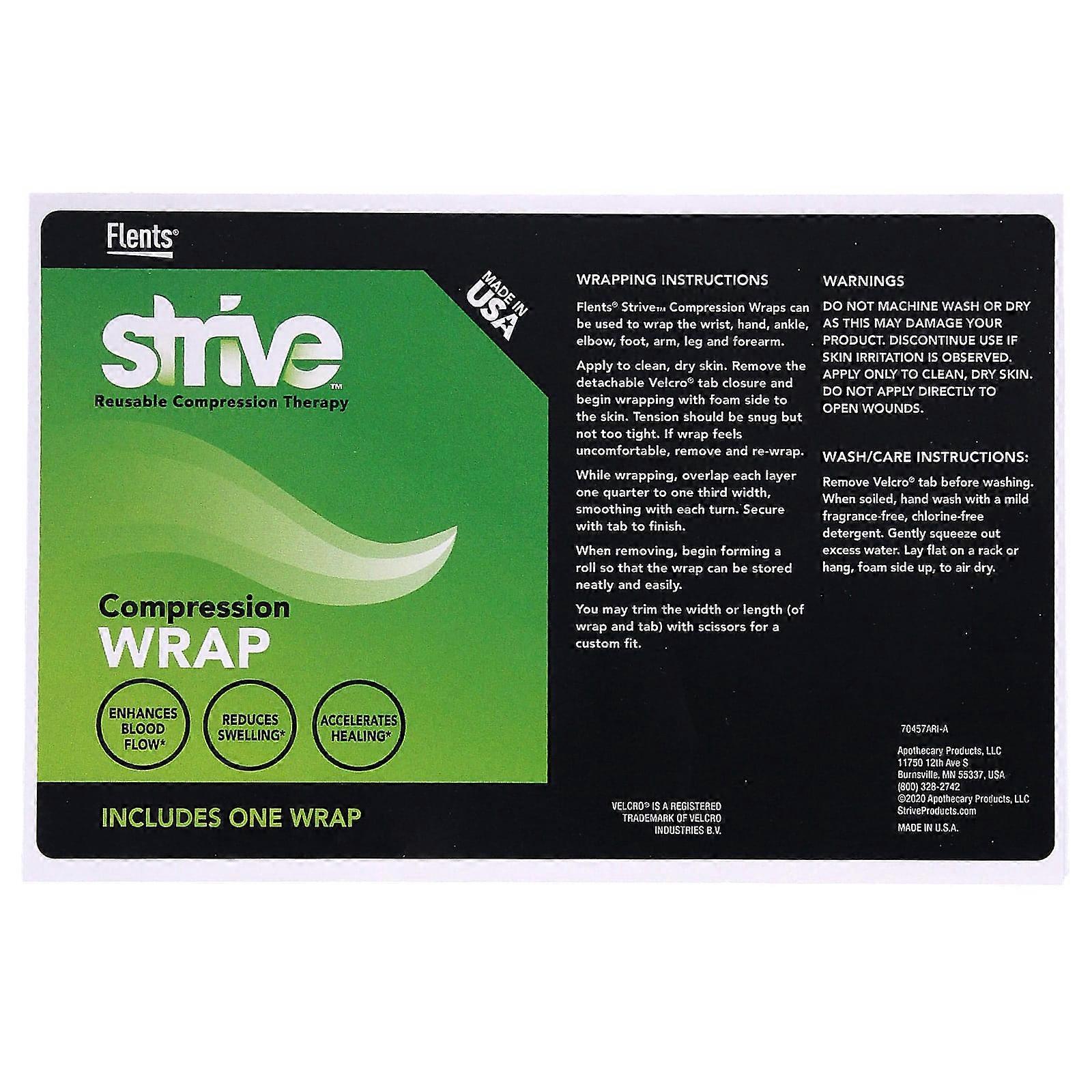 Compression Wrap, Black, 1 Wrap