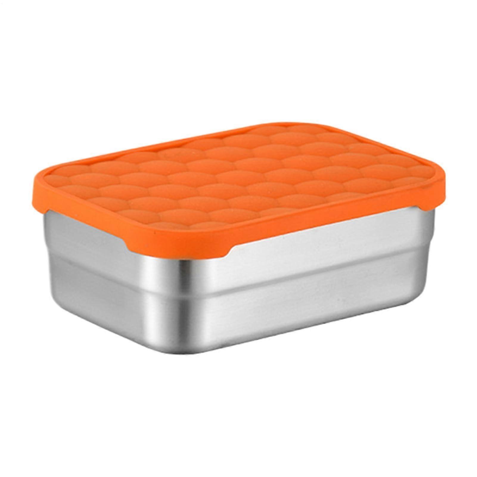 Toddler Snack Containers Easy Open Leakproof Stackable Snack Boxes Rectangular 720ml For Camping Picnics Travel Offices