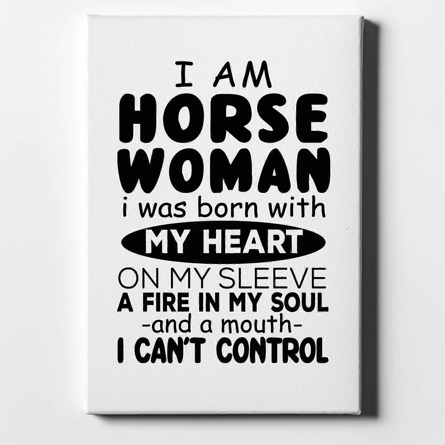 Ich bin ein Pferd Frau-ouyab1017