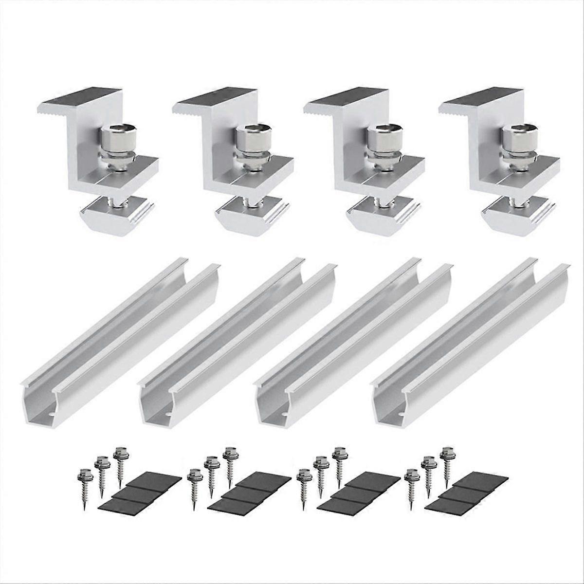 Solar Panel Mount Bracket with Mid for Trapezoidal Roof 30mm