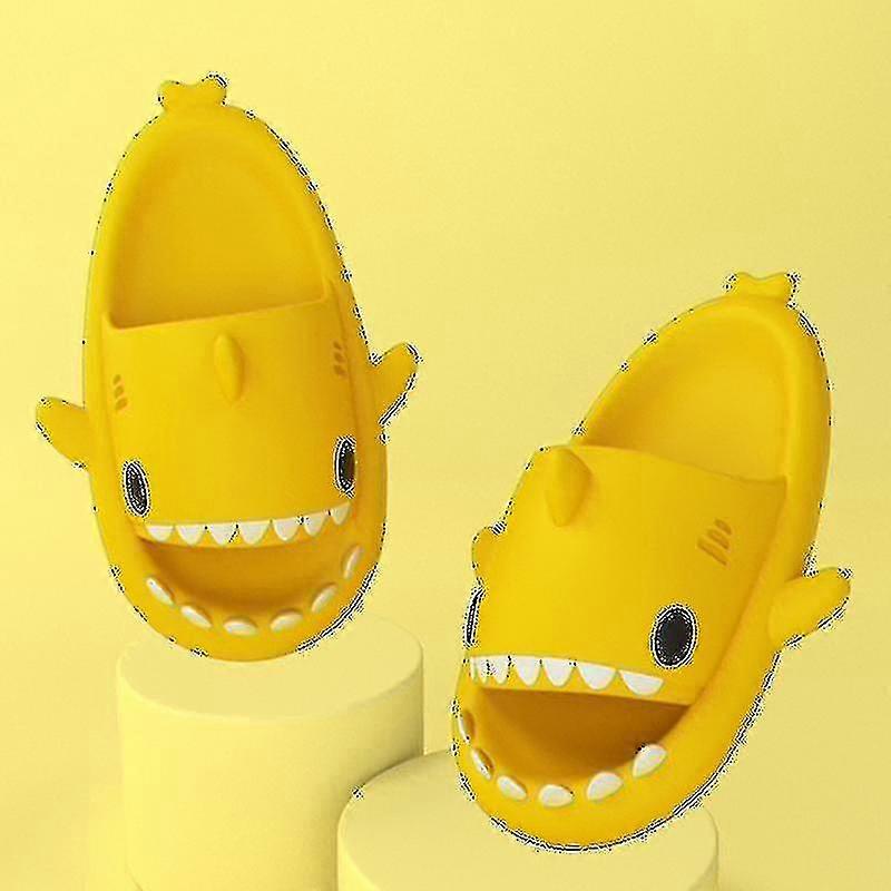 Shark Slippers Non-slip Shower Bathroom Slippers Soft Summer Slide Sandals For Girls And Boys New_h -c