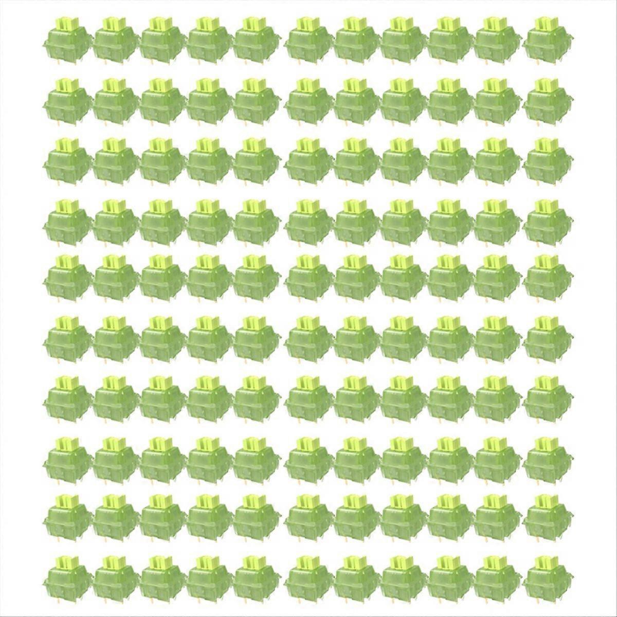 110Pcs V3 Switch Mechanical Keyboard Linear Tactile,Green Lemon Shaft