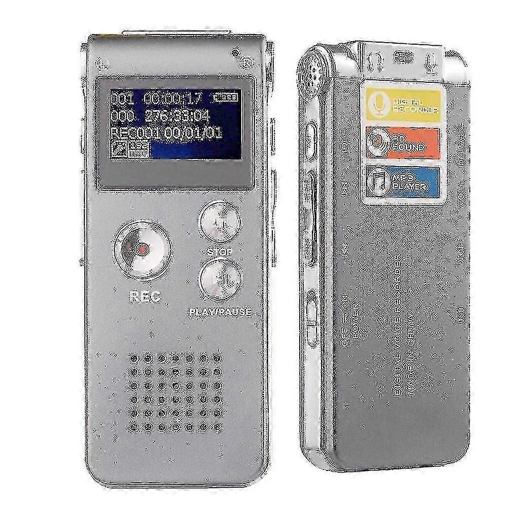 Digital Voice Recorder with Voice Activation, 8GB Mini Audio Recorder for UK Lectures and Meetings