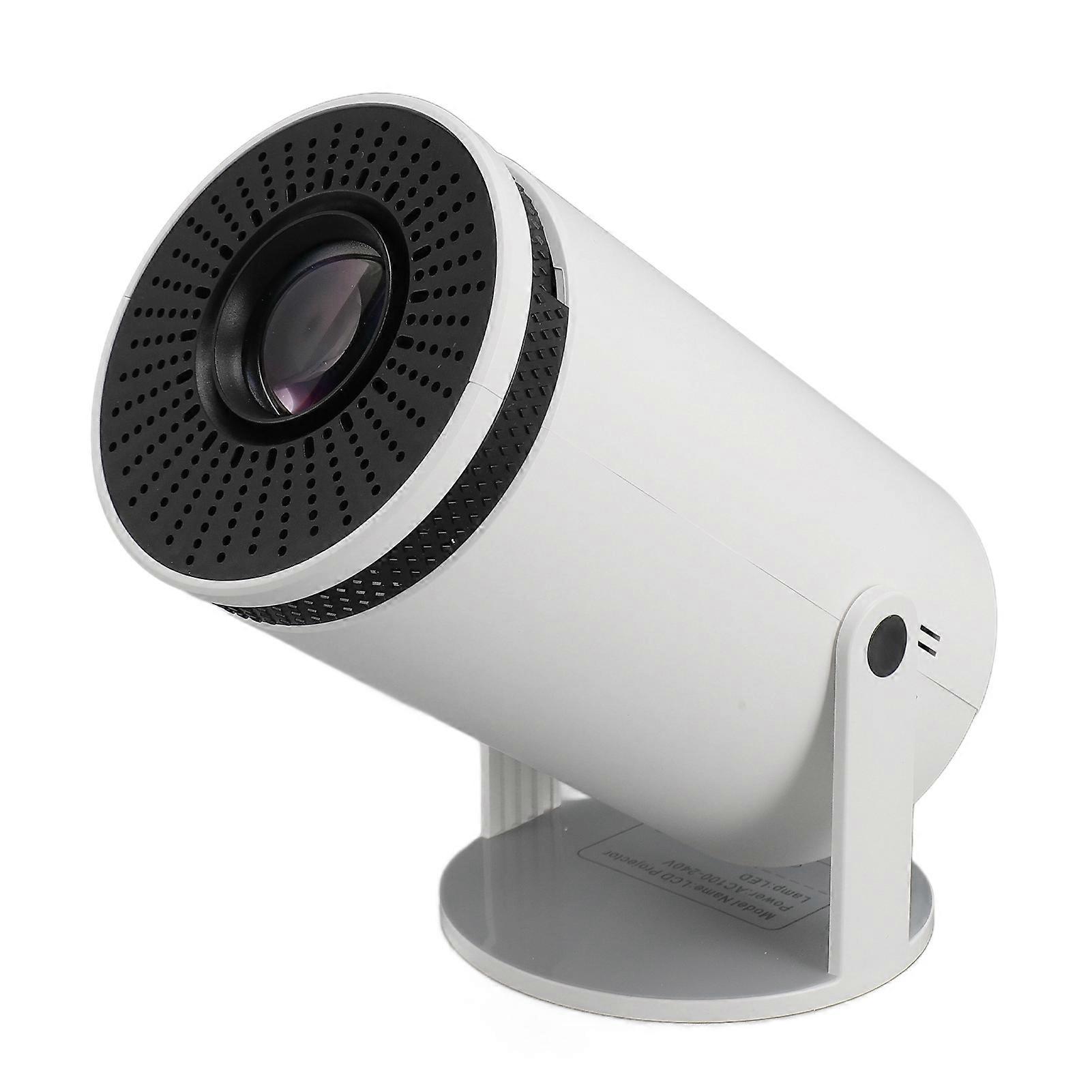 Small Projector 1080P 5G WiFi Bluetooth 1G Plus 8G Phone Wireless Same Screen Portable Projector for Home Outdoor 100‑240V US Plug 