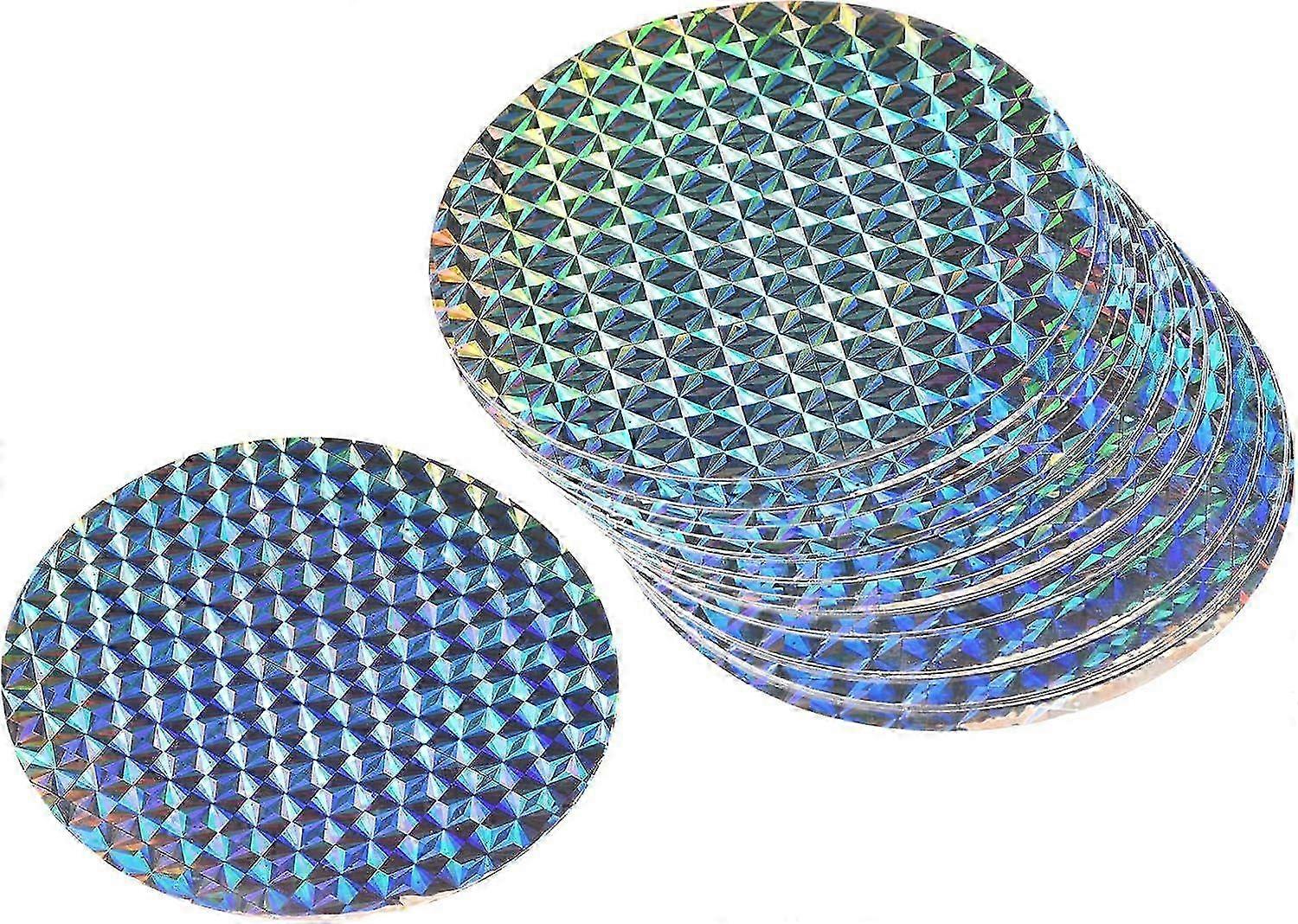 25-26 Bird Scare Reflective Devices 20Pcs Self-Adhesive Keep Bird Away Drive Reflector for Patio Window Door Silver