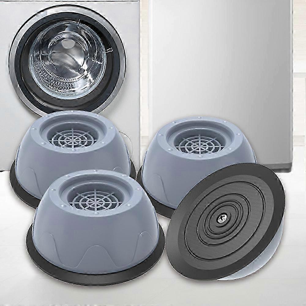 4Pcs Anti-Vibration Pads for Washing Machine and Dryer Shock and Noise Cancelling Washing Machine Support Prevent Moving Shaking Walking