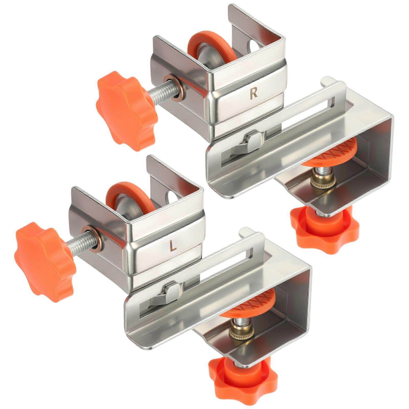 Rustproof Drawer Panel Clamps Tall Cabinet Stabilizers Brackets Drawer Panel Installation Fixing Hardware Multicolor