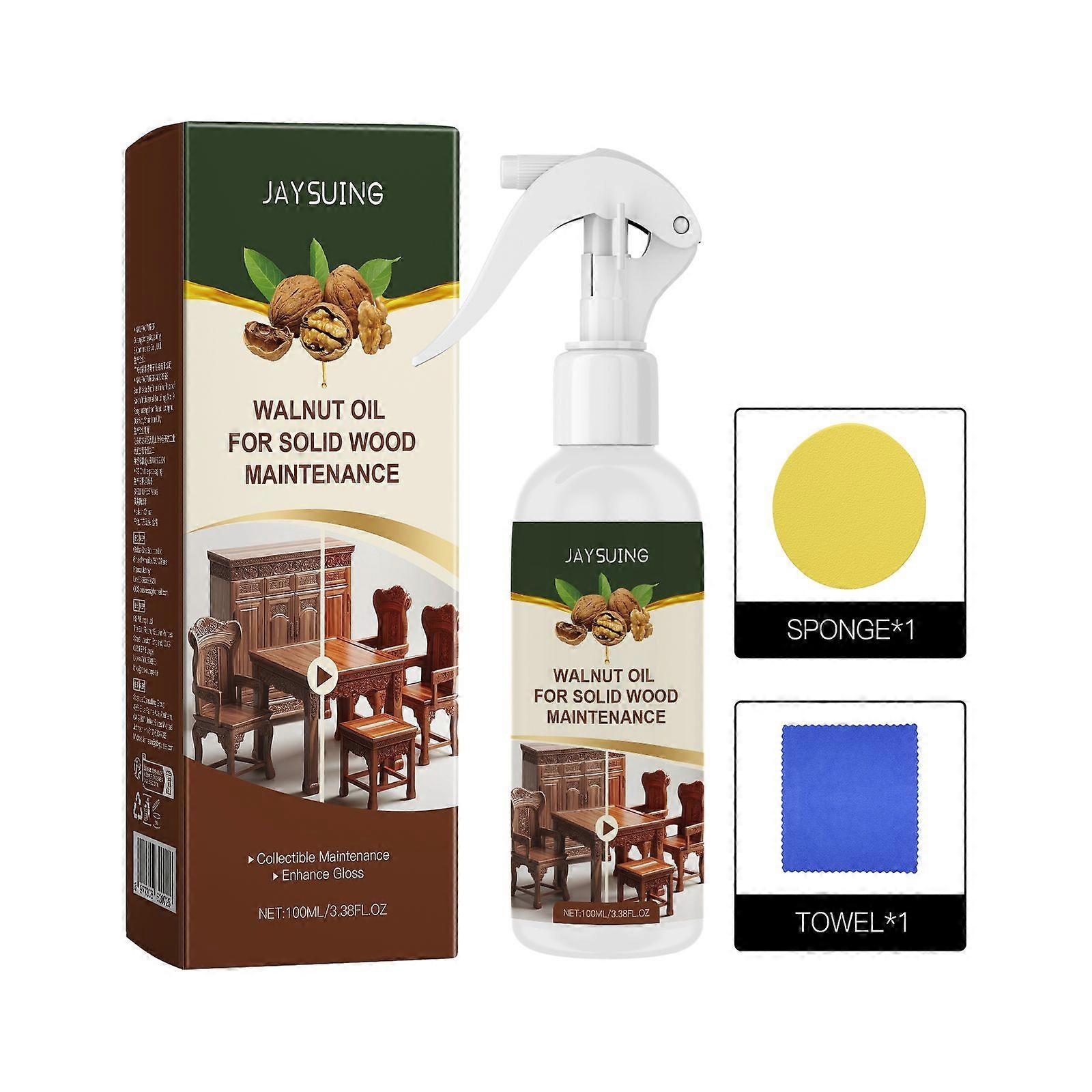 Solid Wood Care Walnut Oil Is Carefully Formulated From Dried Pecans