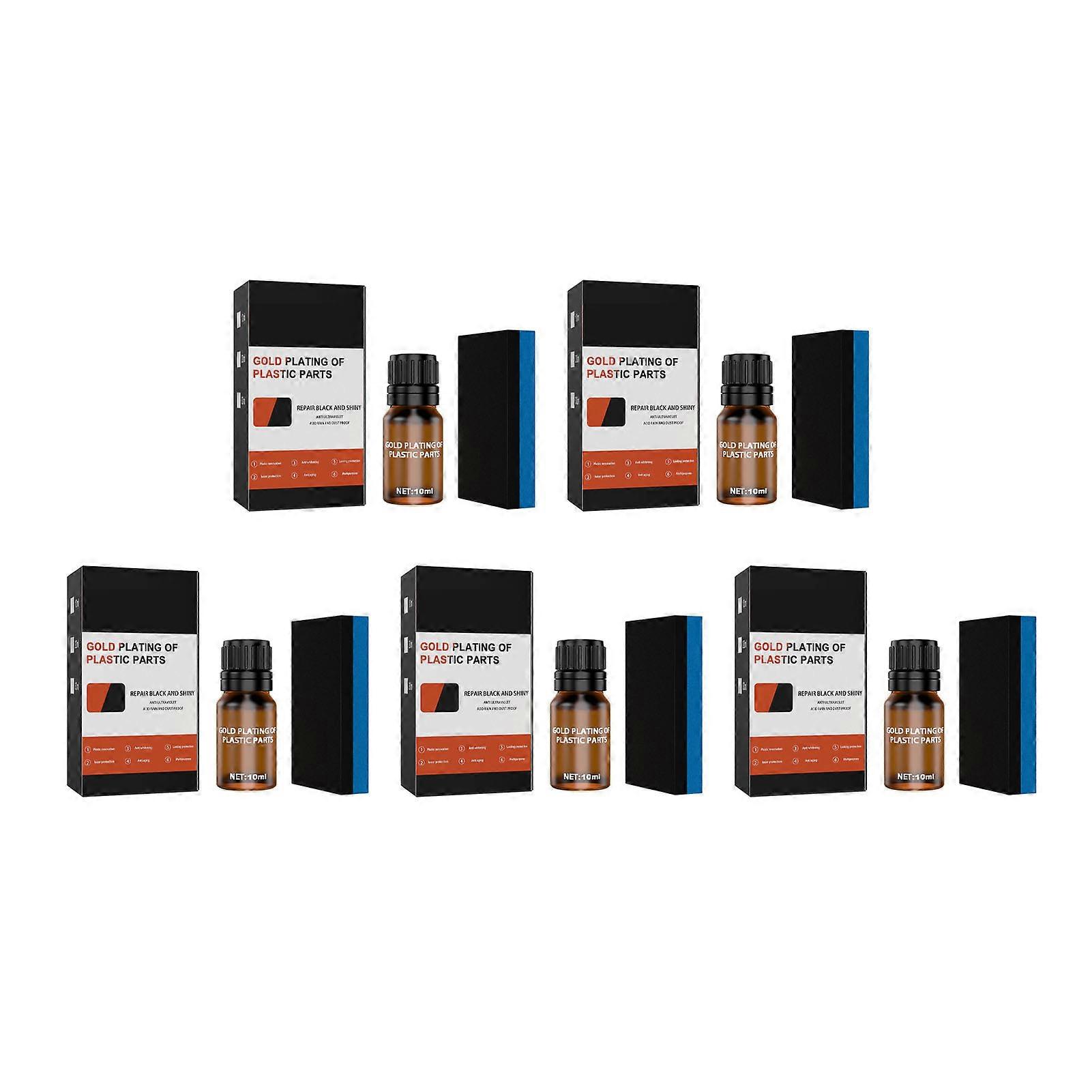 Car plastic protector 10ml long duration coating with sponge