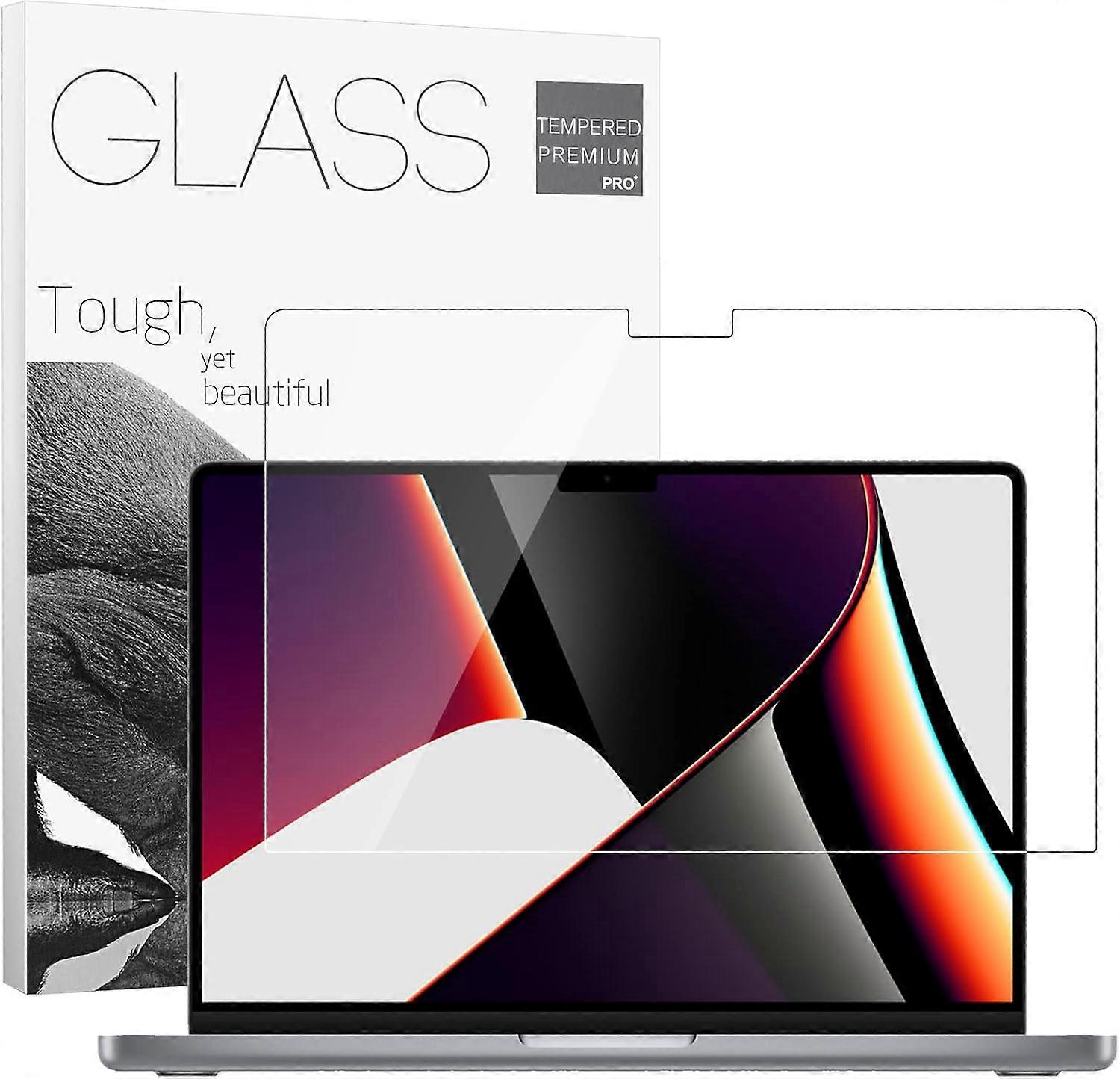 [1 Pack] Tempered Gl Screen Protector for MacBook Pro 14.2 2021 Laptop Touch Sensitive Scratch Resistant 14.2"
