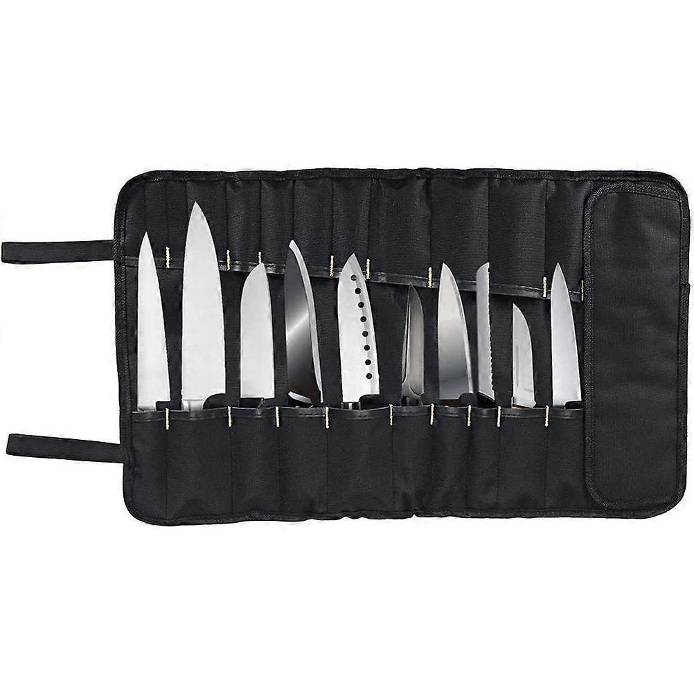 Chef Knife Roll Bag Multi Function Cutlery Storage Bag Portable Kitchen Knife Bag