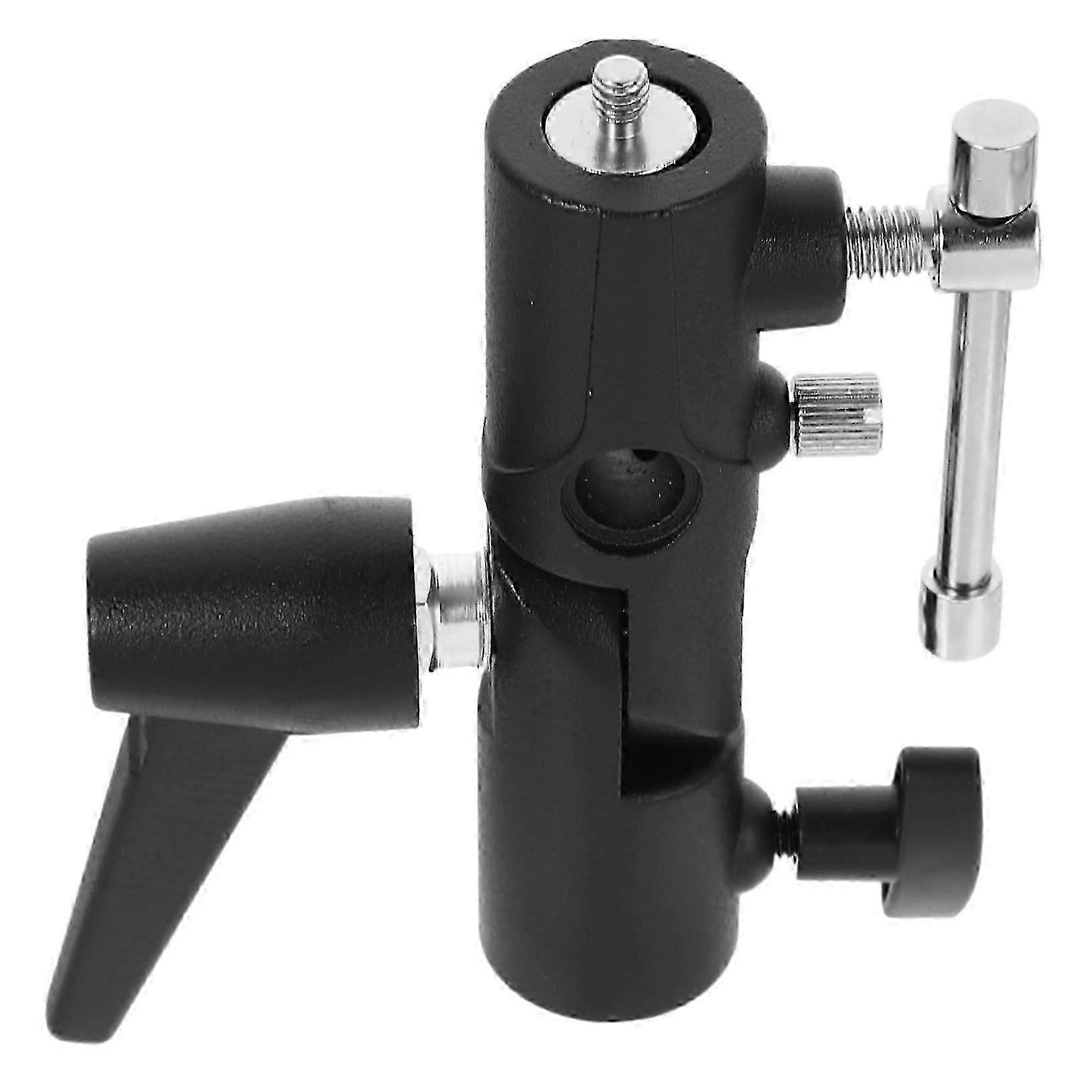 Flash Bracket Umbrella Base H-Shape Stand Holder Adapter for 1/4'' Thread for Photography
