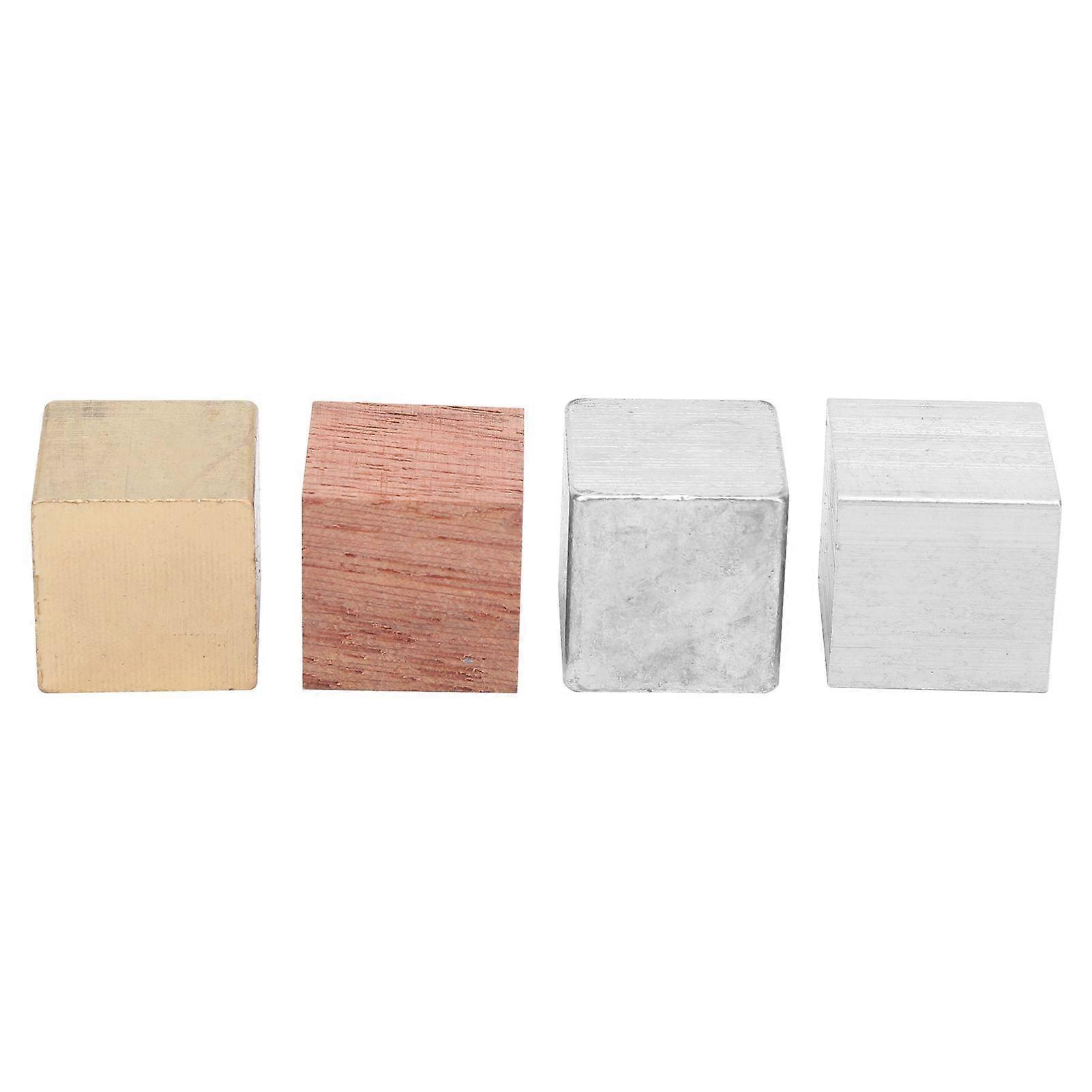 4PCS Cubes Group Same Volume Different Quality Physics Experiment Teaching InstrumentsSH
