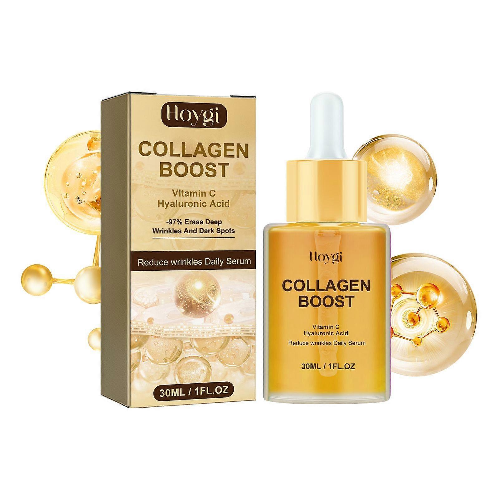 Hoygi Collagen Anti-Wrinkle Essence For Reducing Fine Lines And Forehead Wrinkles, Hydrating, Moisturizing And Firming The Skin