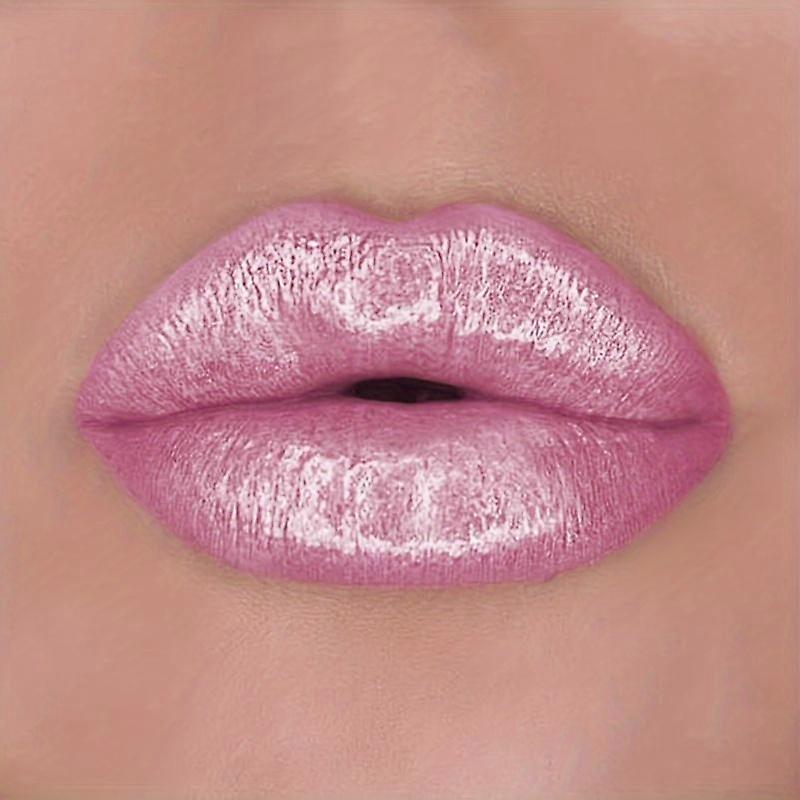 Long-Lasting Shimmer Lipstick - Waterproof & High Gloss