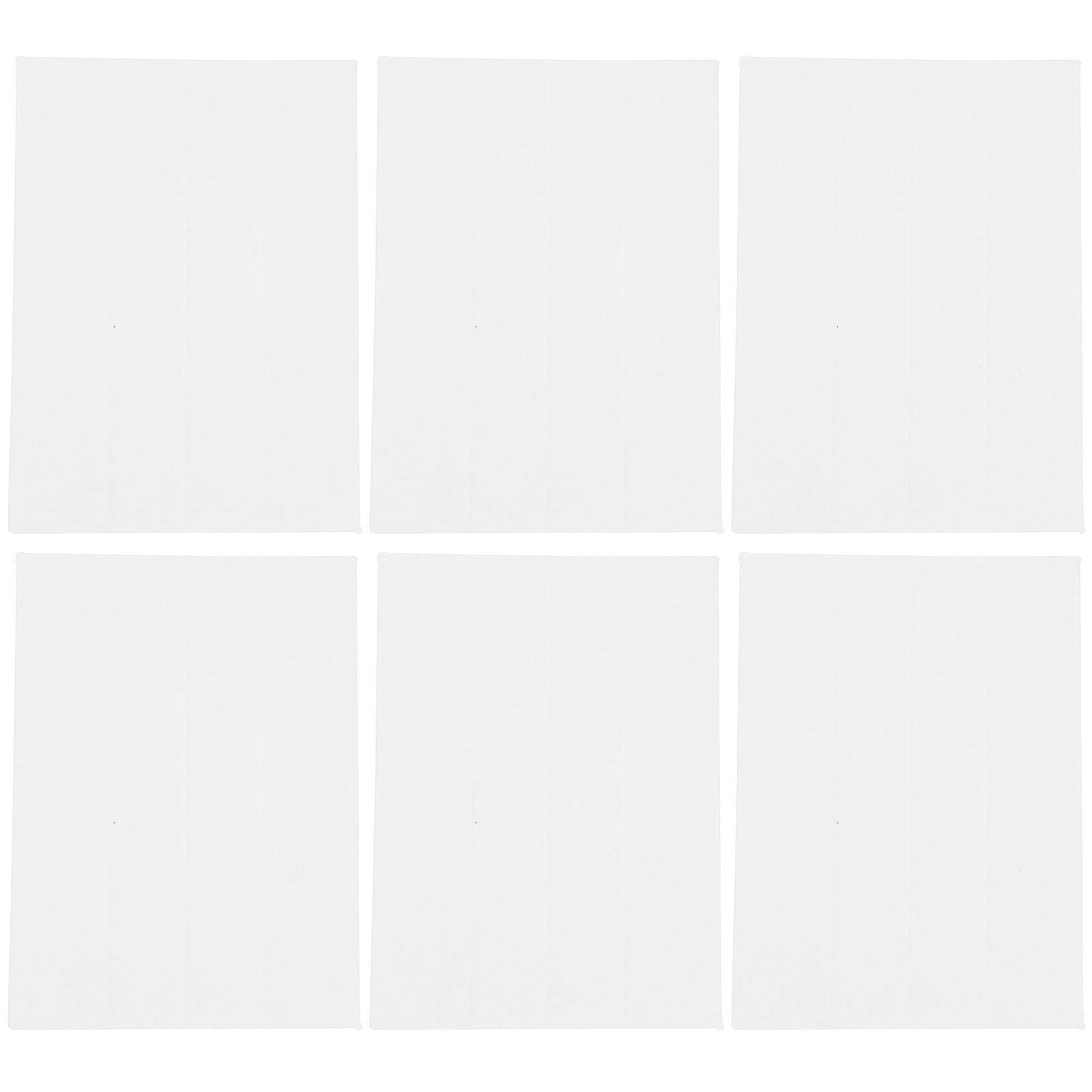 Diamond Color Grading Card for Gemstone Identification 6Pcs Durable Foldable Paper