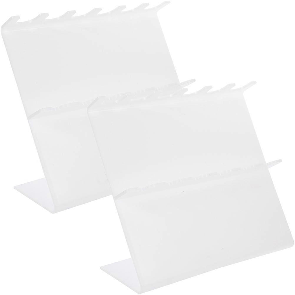 White Laboratory Pipette Holder for Sampling with 2Pcs Plastic Pipette Stand