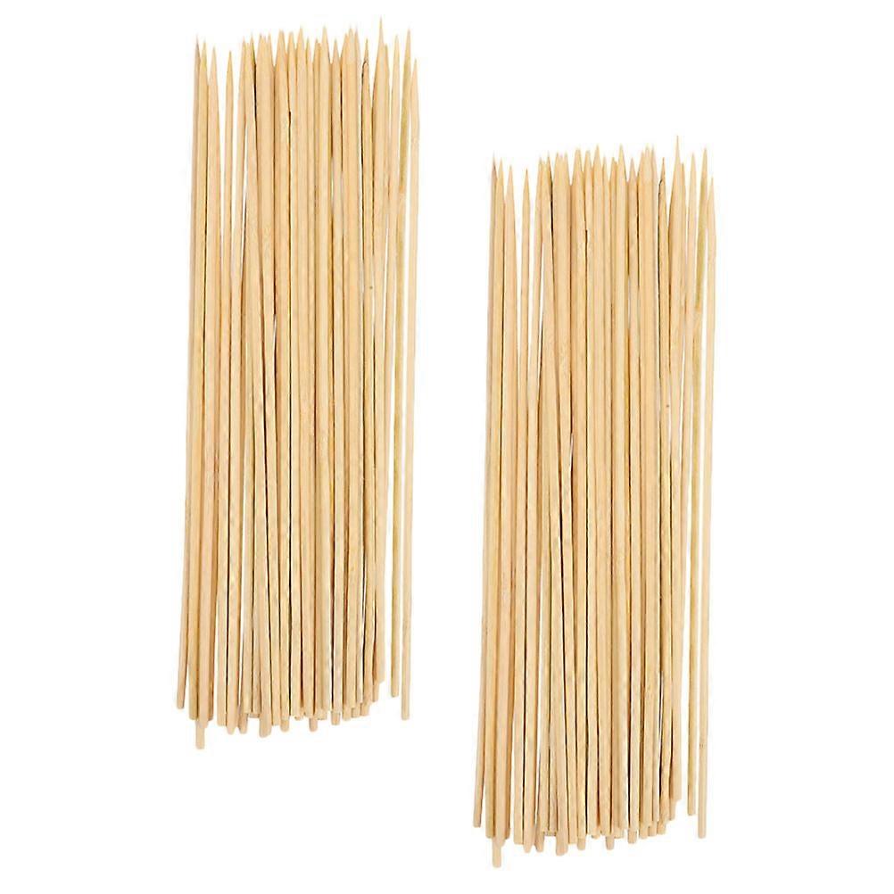 180Pcs Bamboo Kabob Skewers for Roasting Marshmallows and Grilling
