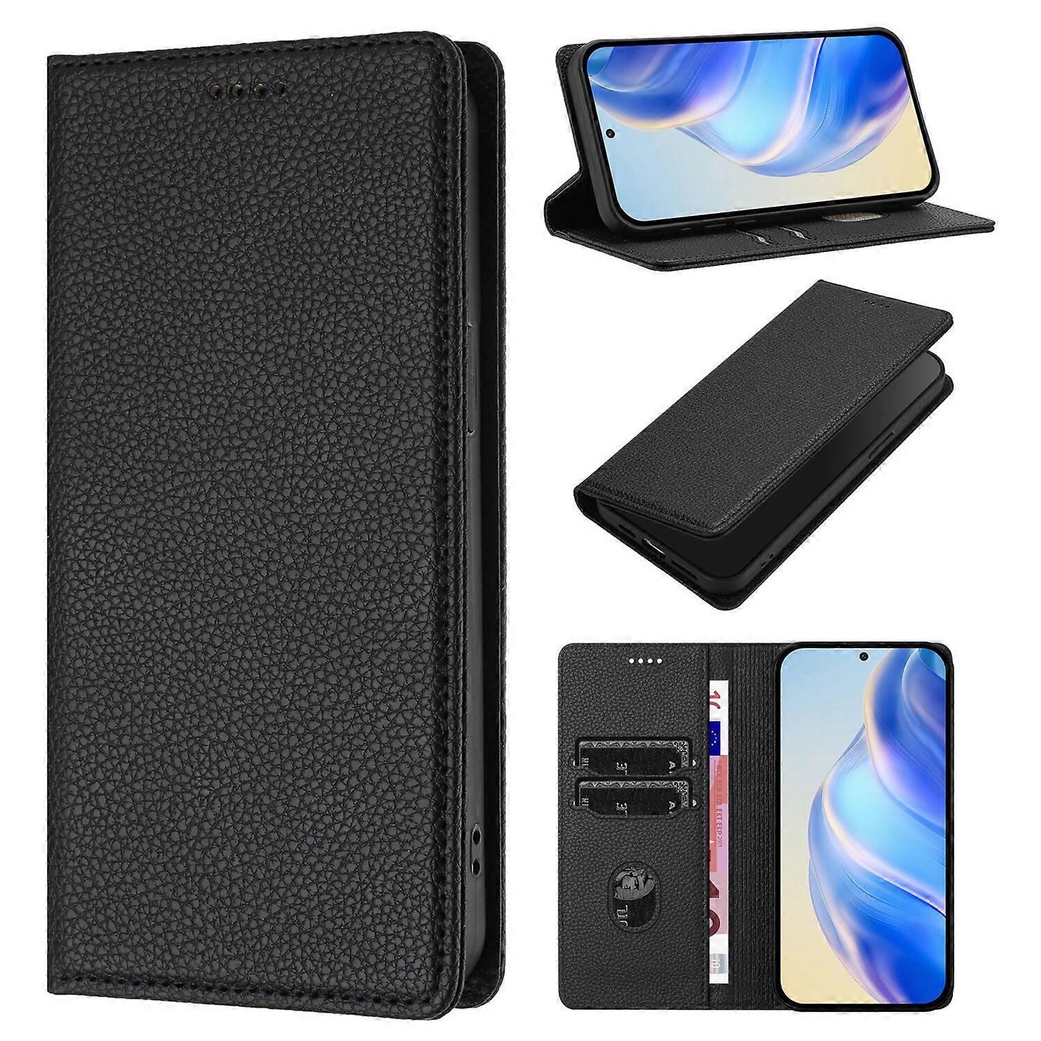 For iPhone 17 16 Pro Max Wallet Case with RFID Blocking Leather Flip Cover
