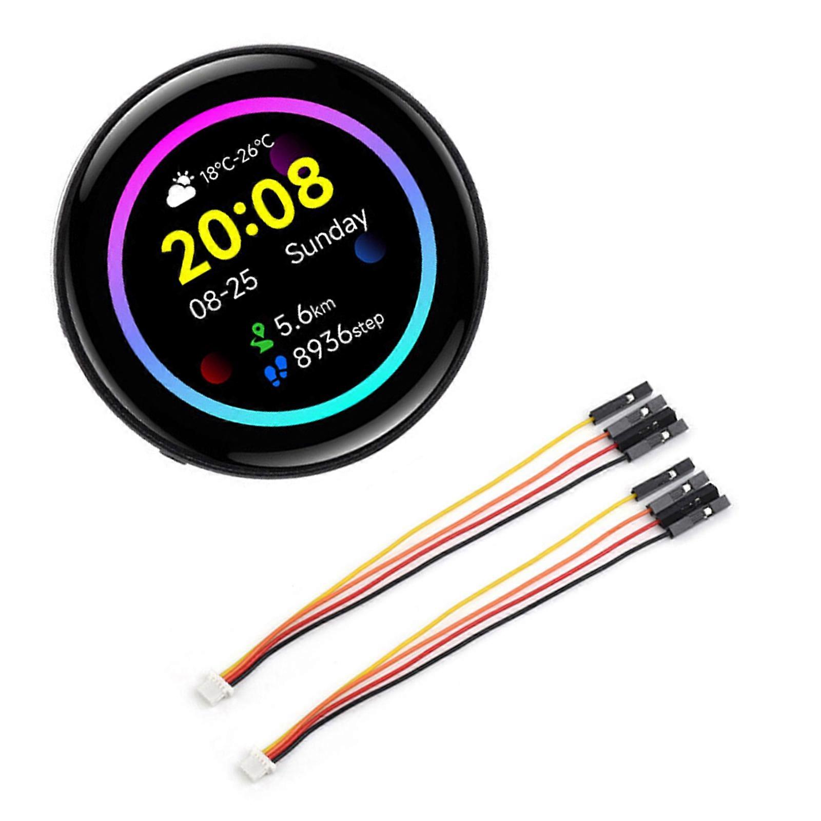 1.43Inch Capacitive Touch Development Board Double Cored ARM M33 RISC V Processor 16MB Flash Multicolor