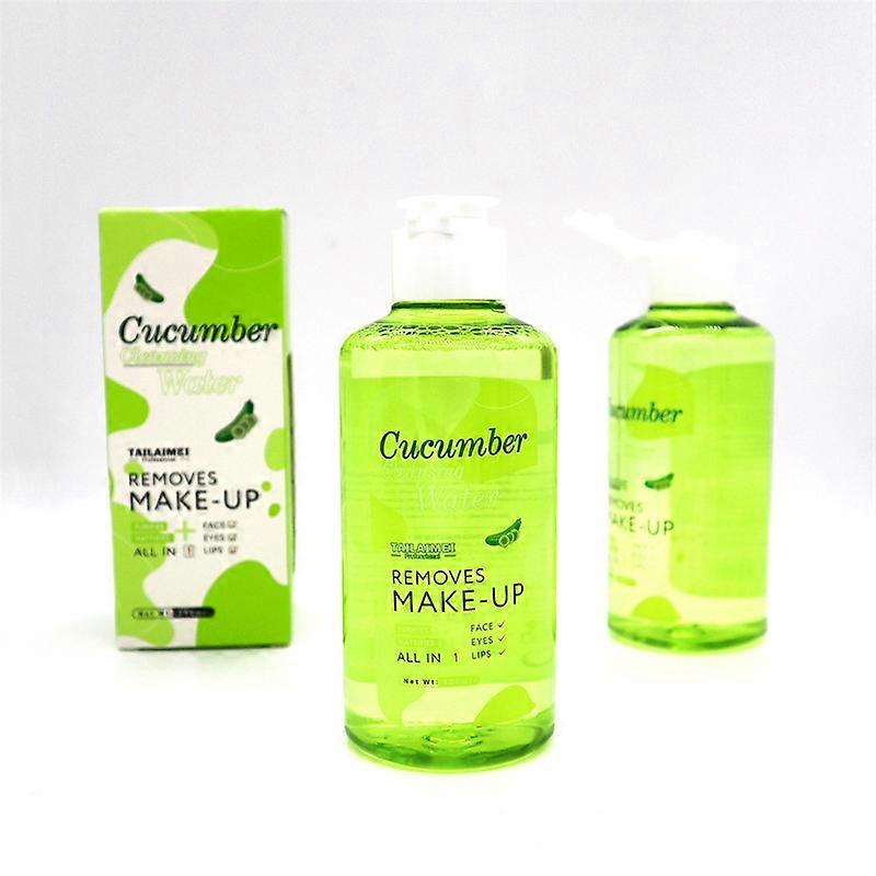 Cucumber Makeup Remover (300ml) - Emulsifier for Gentle Moisturizing and Deep Cleansing