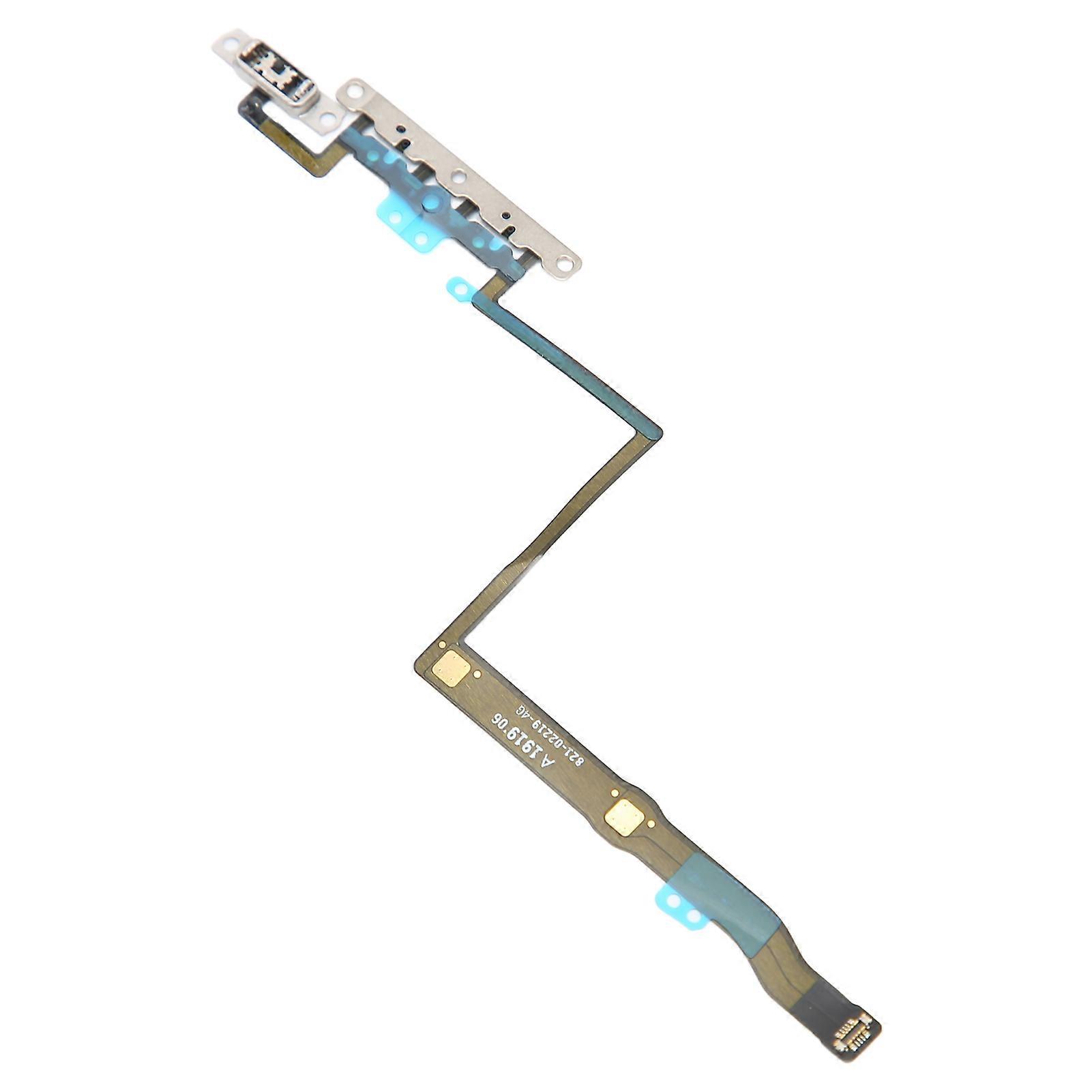Volume Control Button Flex Cable Silent Switch Pre Installed Metal Bracket for IPhone 11Pro Mobile Phone
