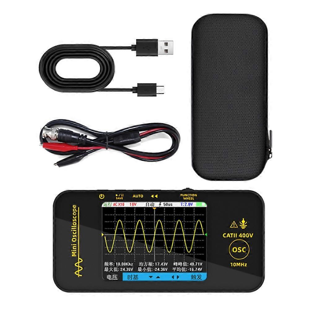 OT3 Handheld LCD Flat Panel 10MHZ Digital Single Channel Mini Oscilloscope Portable Automotive Testing Equipment