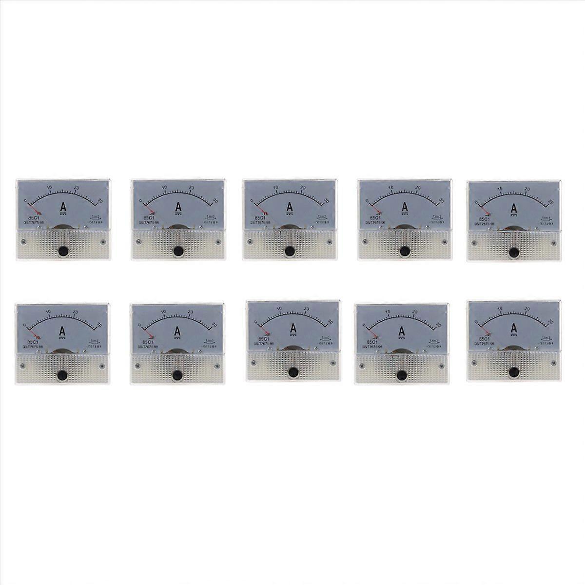 10X 85C1 Analog Current Panel Meter DC 30A AMP Ammeter