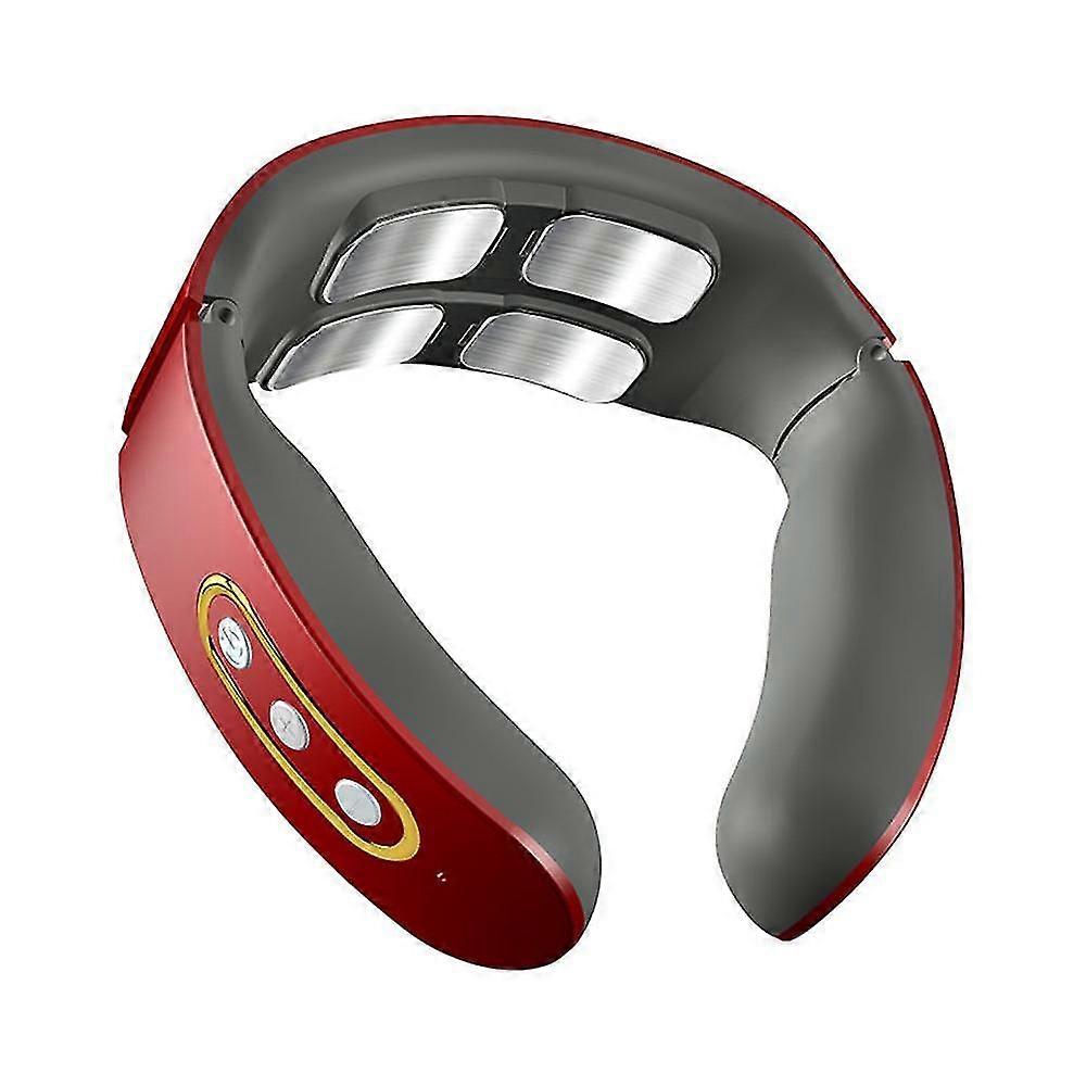 Wireless Neck Massager for EMS Brand Heating Physiotherapy 6 Modes