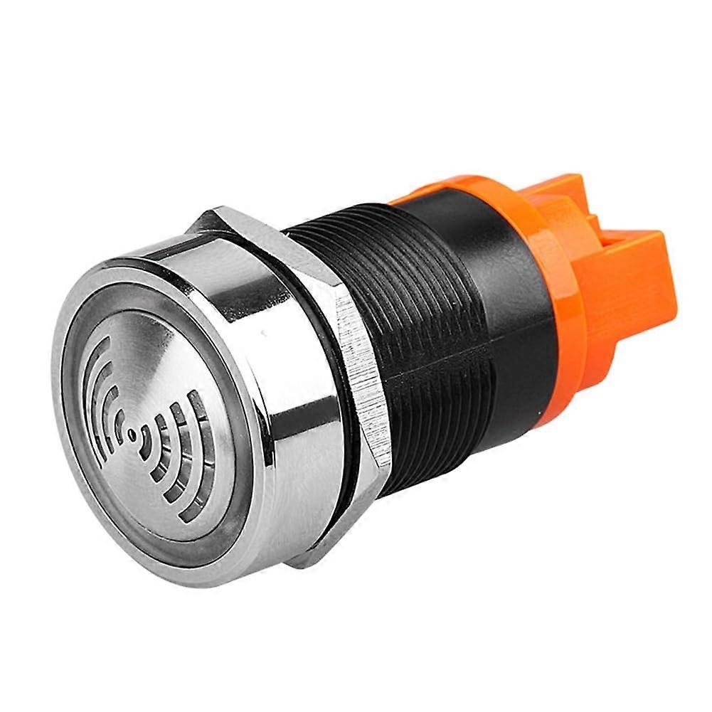 22mm Red High Decibel Flashing Buzzer Signal Light AC220V LED Alarm Indicator Lamp for Industrial Use