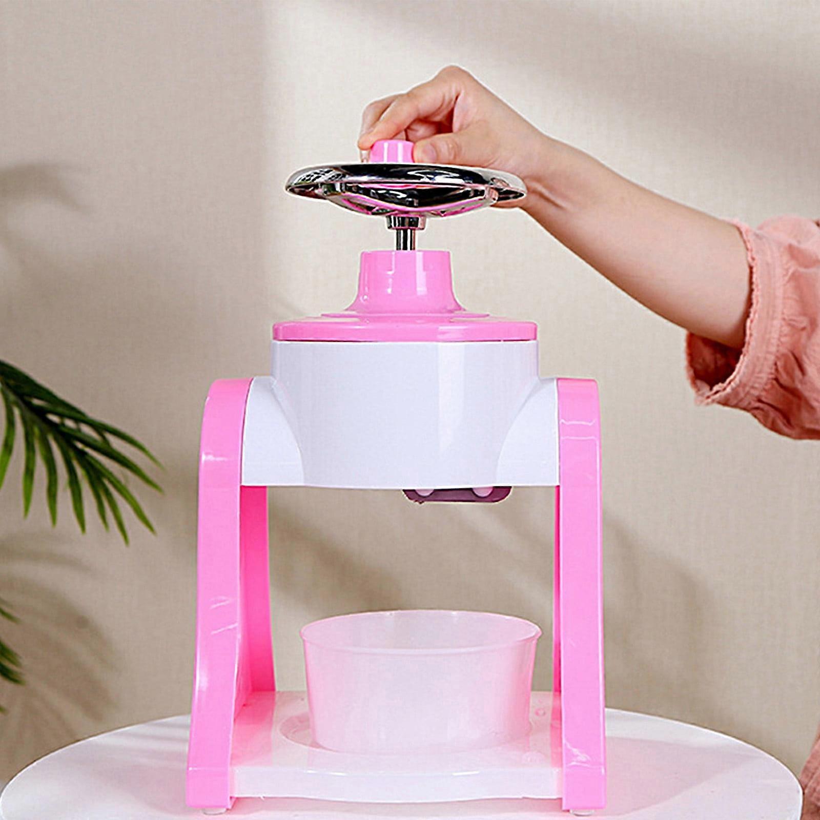 Kiplyki Flash Deals New Shaved Ice Machine Manual Household Small Machine Hand Ice Crusher Continuous Ice Manual Ice Beating Machine