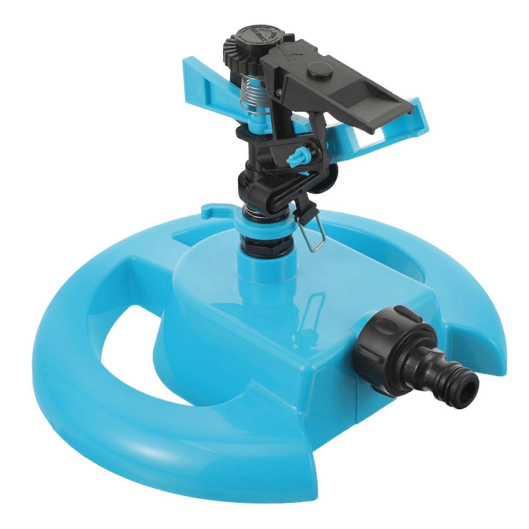 Garden Sprinkler 360° Automatic Rotation Leakproof Lawn Watering Sprinkler with Stable Base