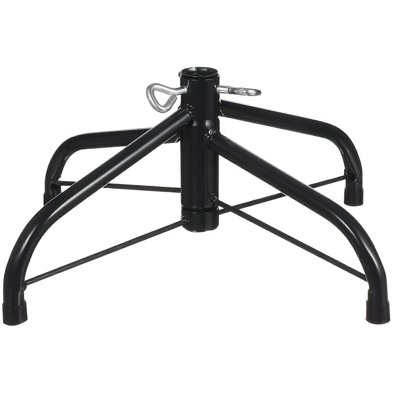 Christmas Tree Stand for Artificial Trees, Folding Metal Base Fits 0.50.7 Inch Pole, 30x30cm Replacement