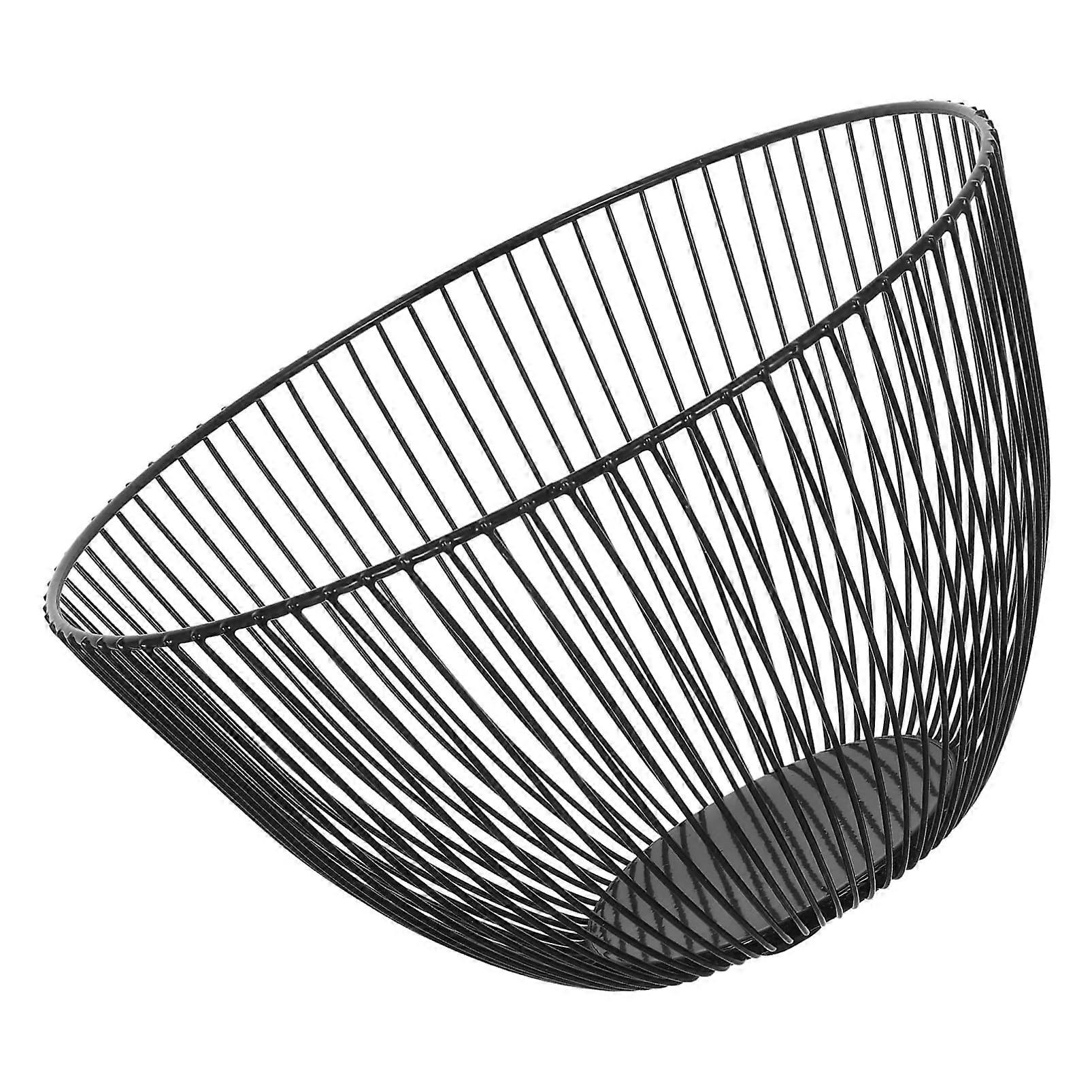 Minimalist Fruit Basket Iron Wire Countertop Organizer for Kitchen Vegetables