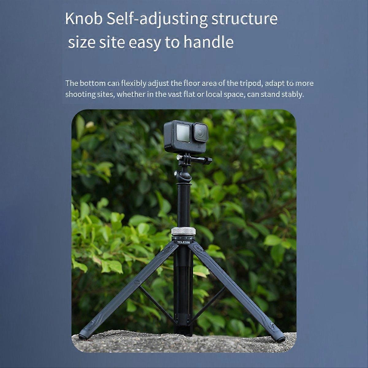  360° Rotation 1.5M Selfie Stick Foldable Tripod for 