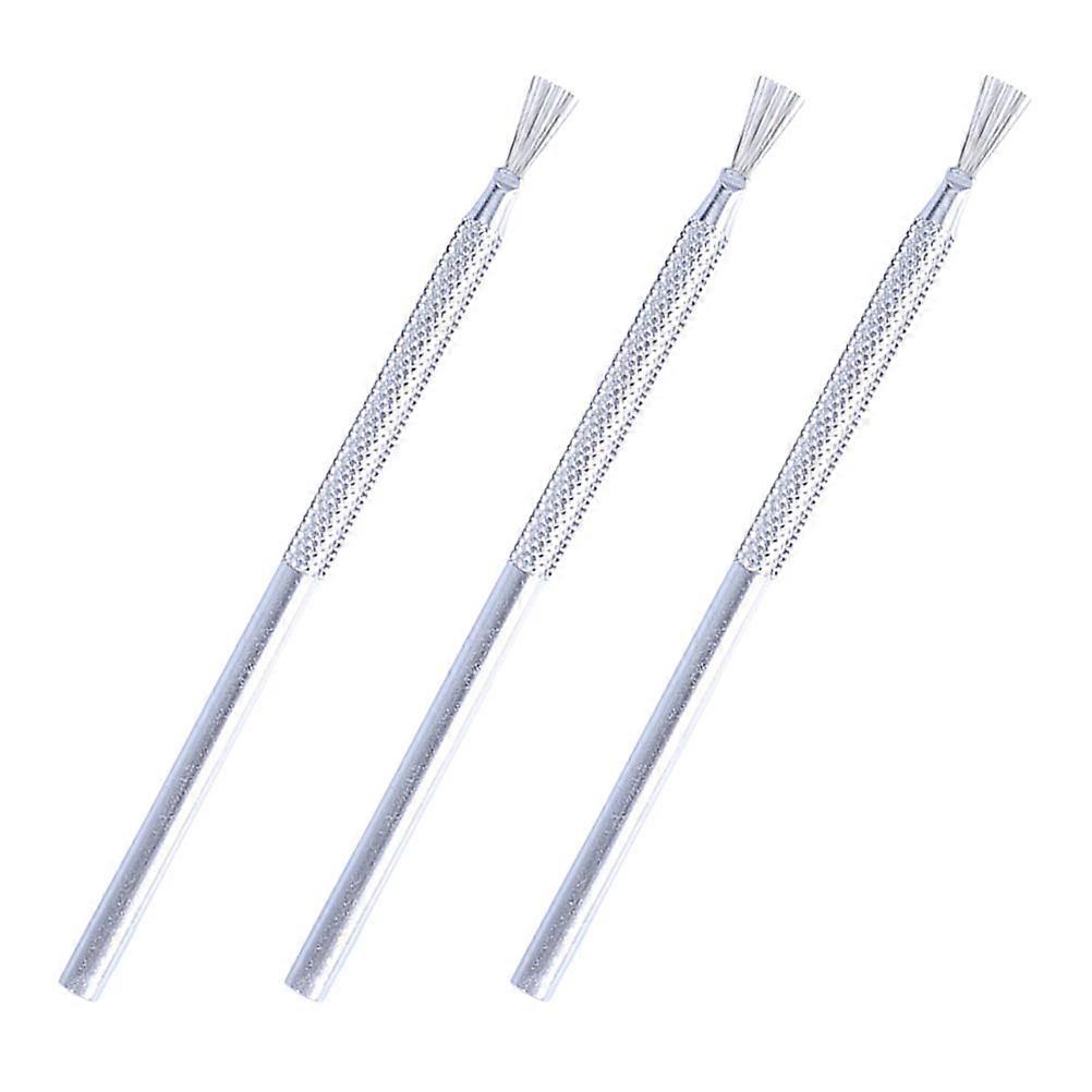 Stainless Clay and Modeling Tool for DIY Art Projects Silver 3 Pcs