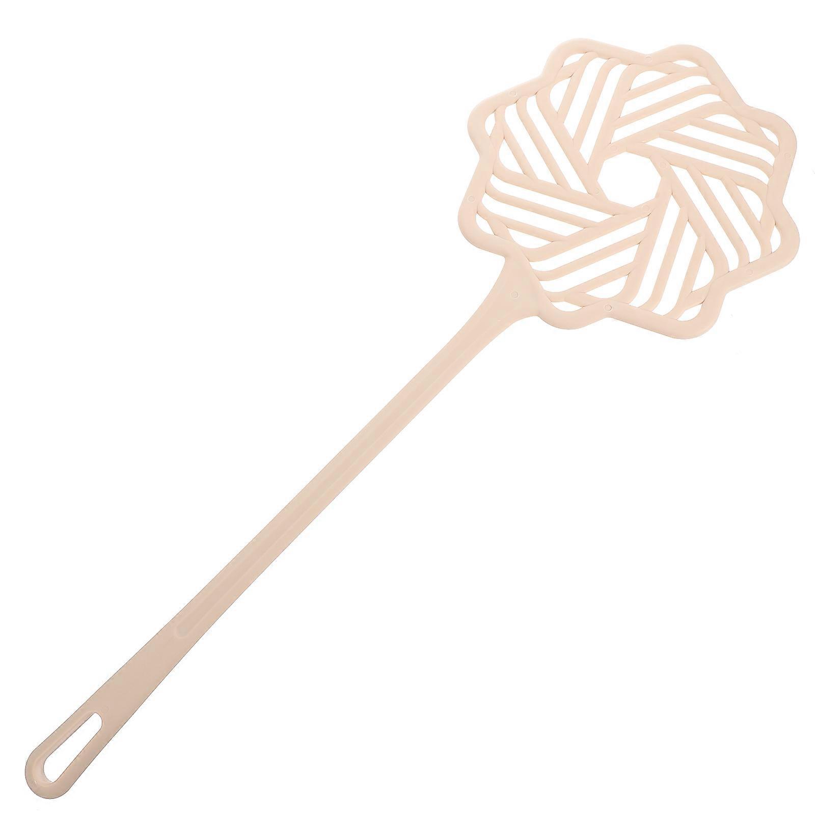 1Pc Long Handle Cotton Quilt Dust Collector for Home Room Drying and Dust Removal Cleaning Beat Tool Pink