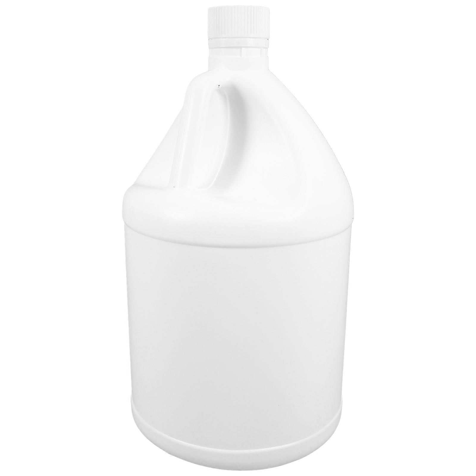 White Plastic Food Container for Storage 1 Gallon with Handle