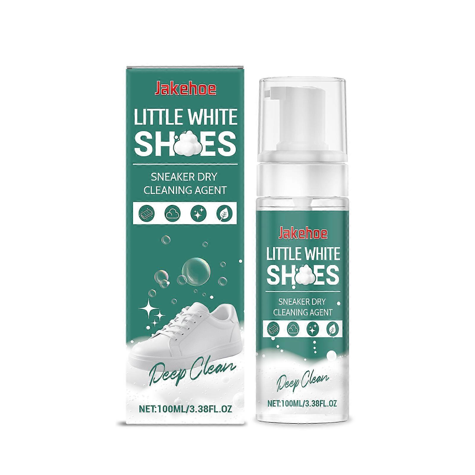 Jakehoe The Sports Shoe Foam Cleaner Gently Cleans The Yellowed Edges And Stains Of White Shoes. It Is Clean And Does Not Require Washing