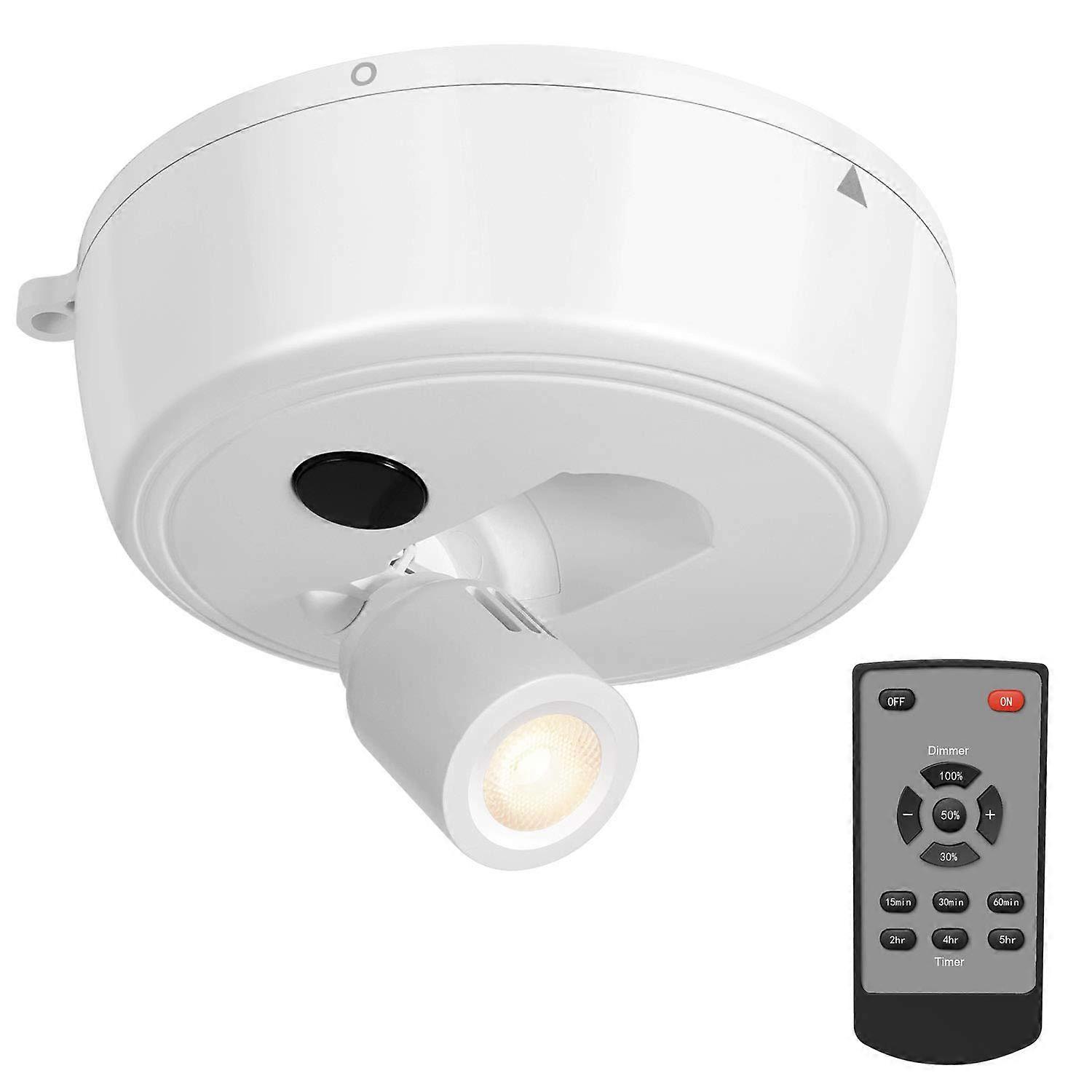 Wireless Picture Light With Remote Control Battery Powered Dimmable AutoOff Timer StickOn Lighting For Paintings