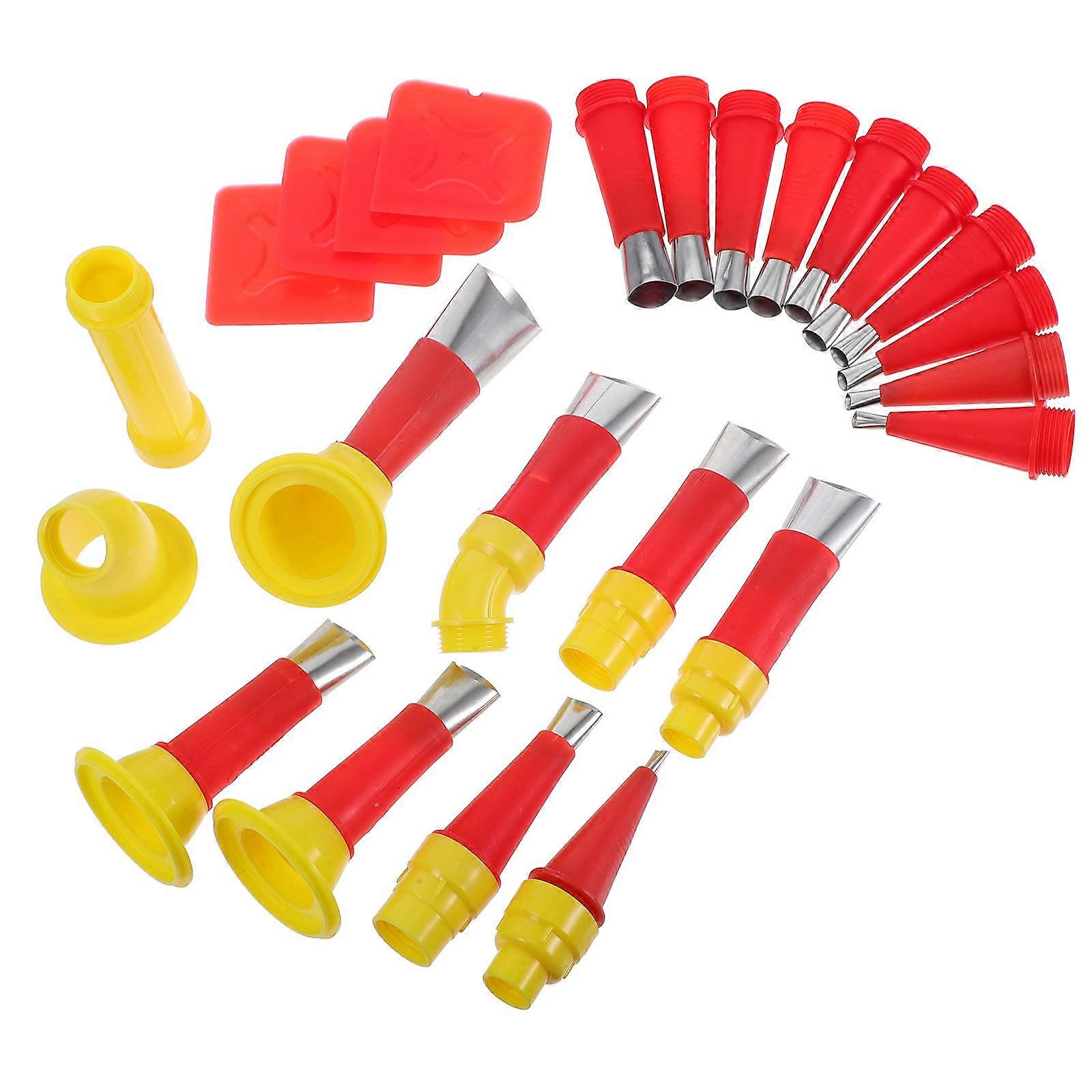 Reusable Caulking Nozzle Set for Accurate Caulking Finisher Use 1Set