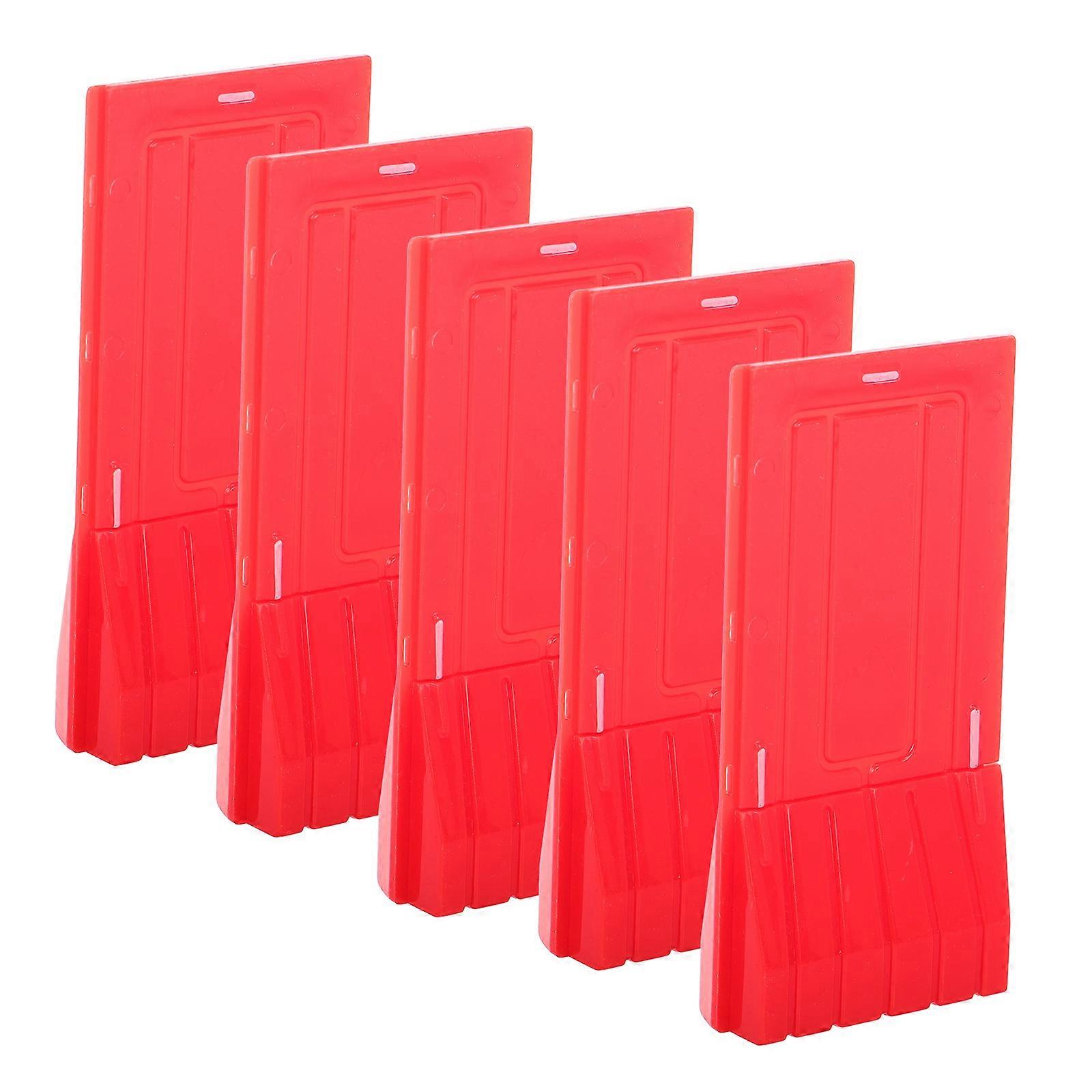 Traffic Simulation Toy Construction Vehicles Mini Plastic Set for Learning 5Pcs